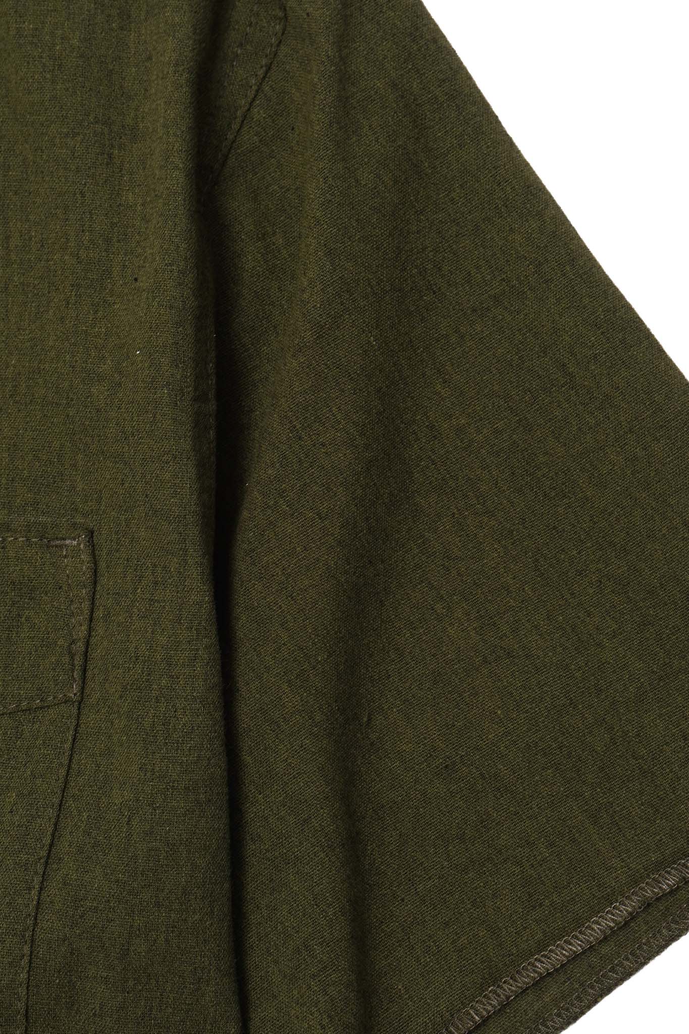 4 POCKET CUBAN SHIRT IN AGED MOSS - Image 5