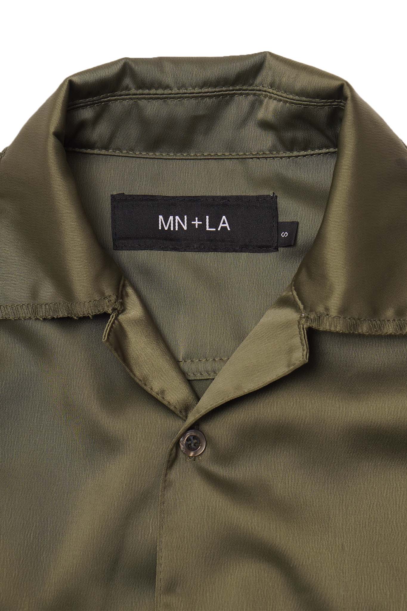 4 POCKET CUBAN SHIRT IN CELADON - Image 2
