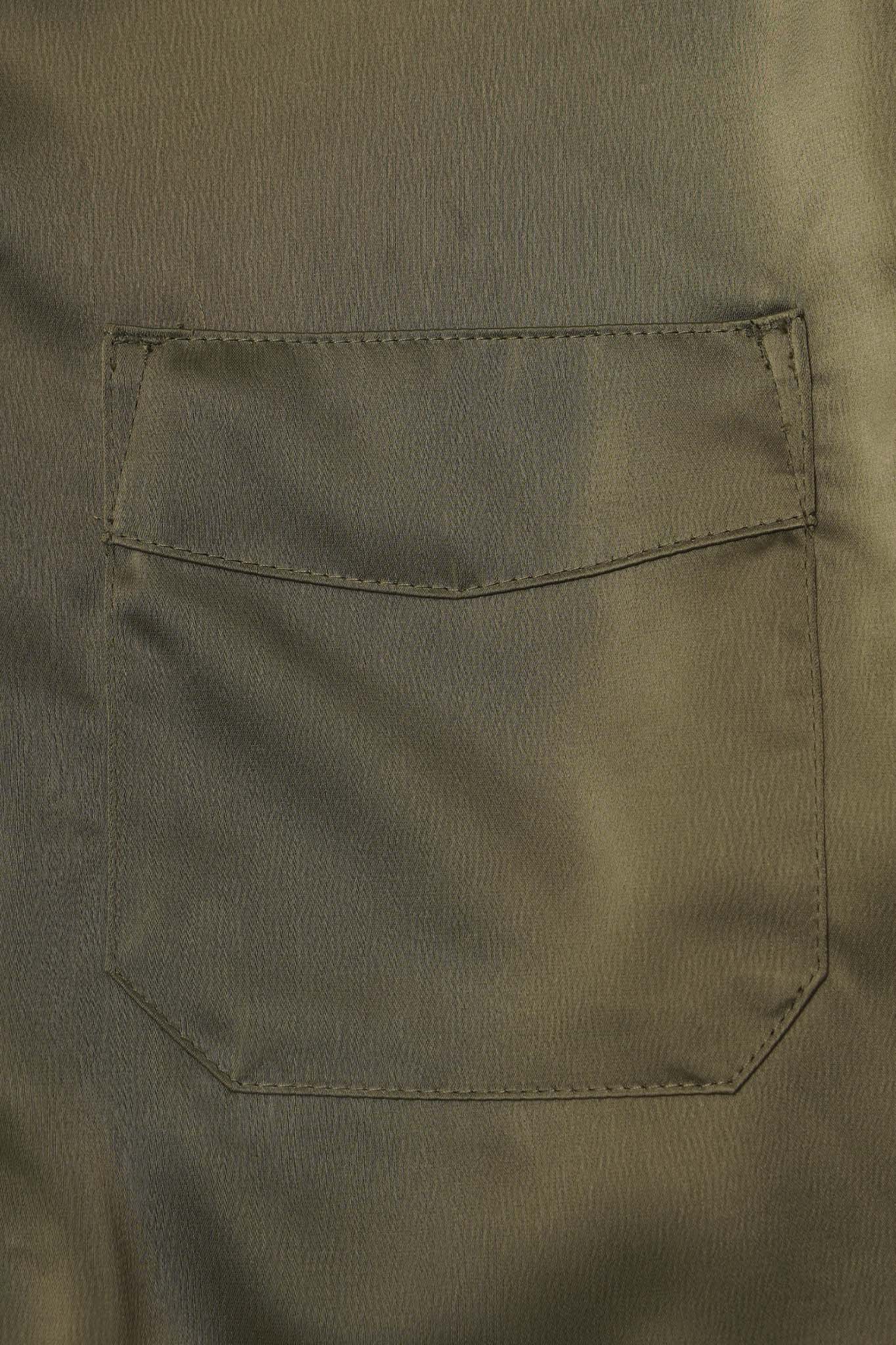 4 POCKET CUBAN SHIRT IN CELADON - Image 7