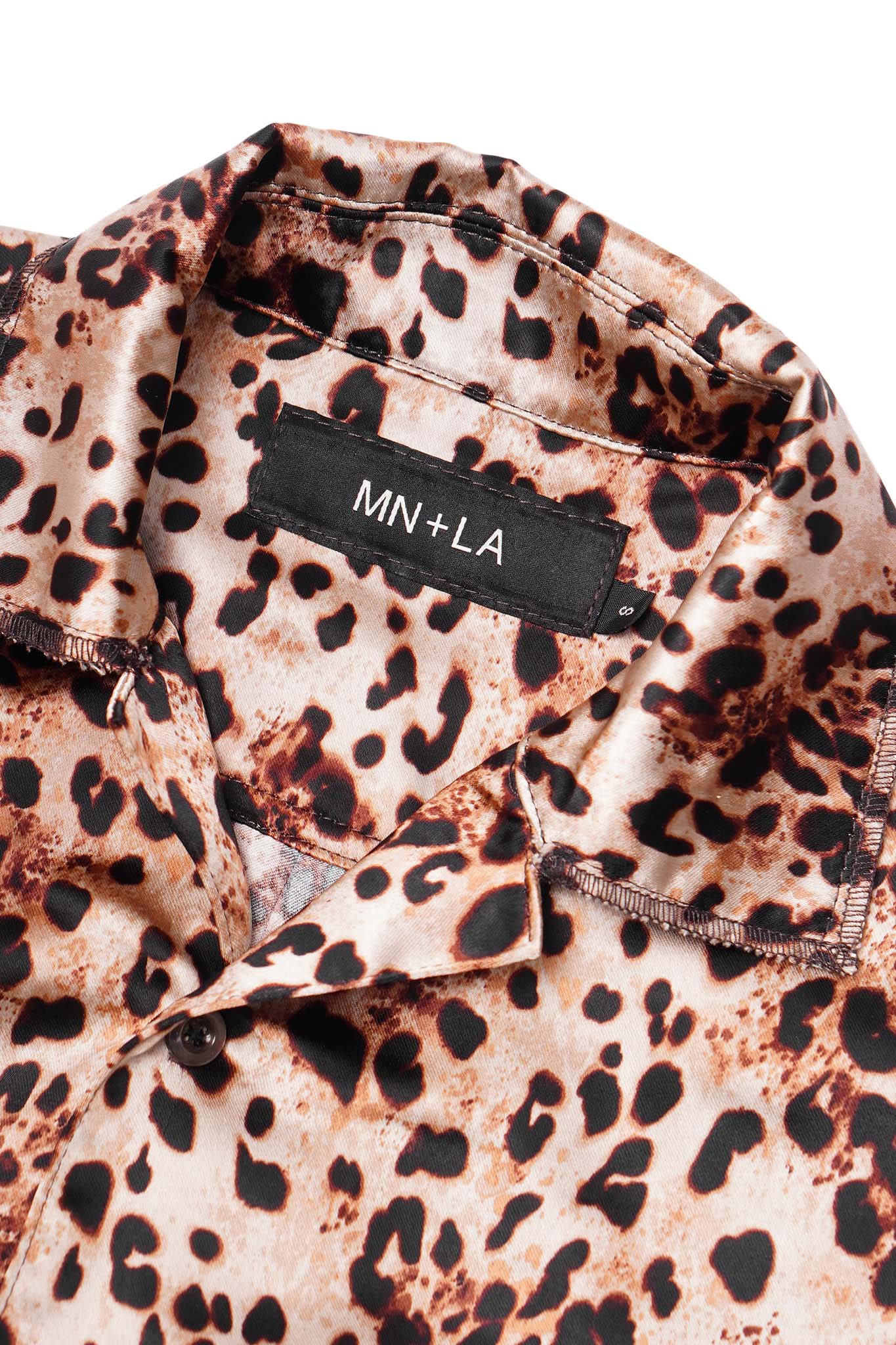 4 POCKET CUBAN SHIRT IN DESERT CHEETAH - Image 3