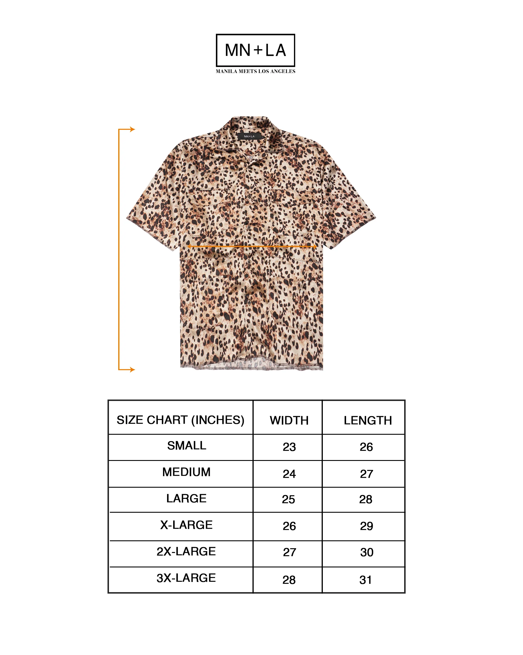 4 POCKET CUBAN SHIRT IN DESERT CHEETAH - Image 4