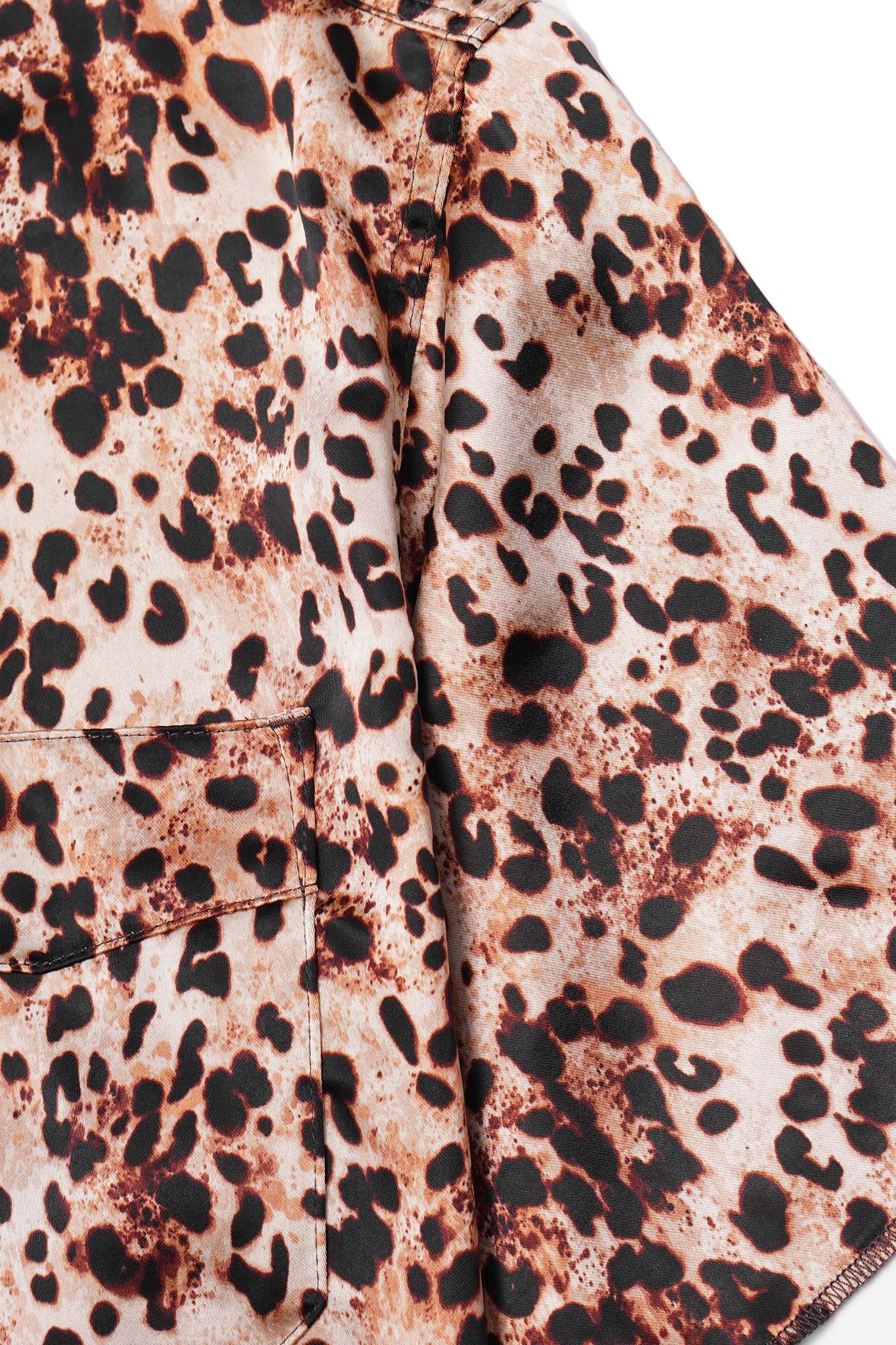4 POCKET CUBAN SHIRT IN DESERT CHEETAH - Image 5