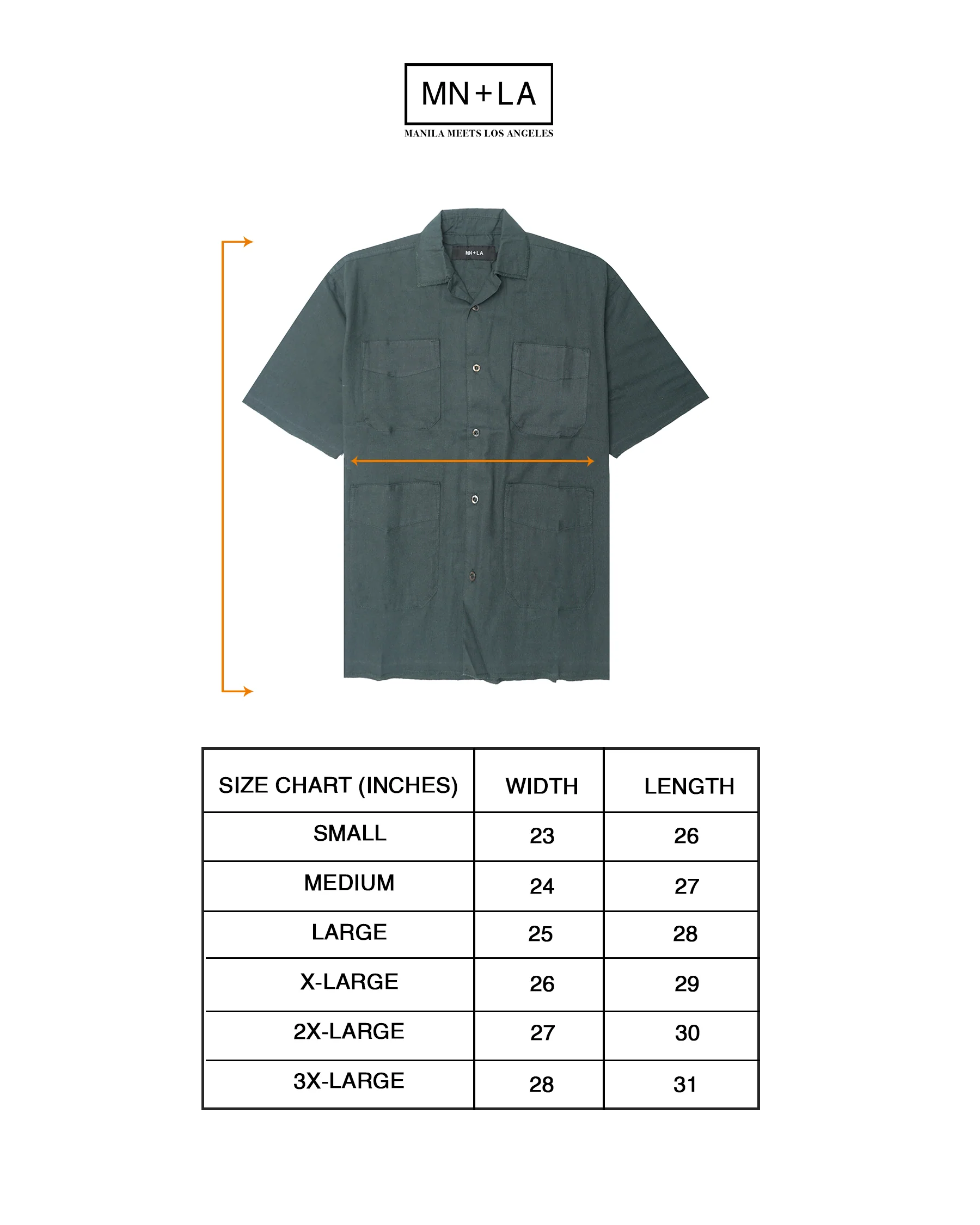 4 POCKET CUBAN SHIRT IN HUNTER GREEN - Image 4