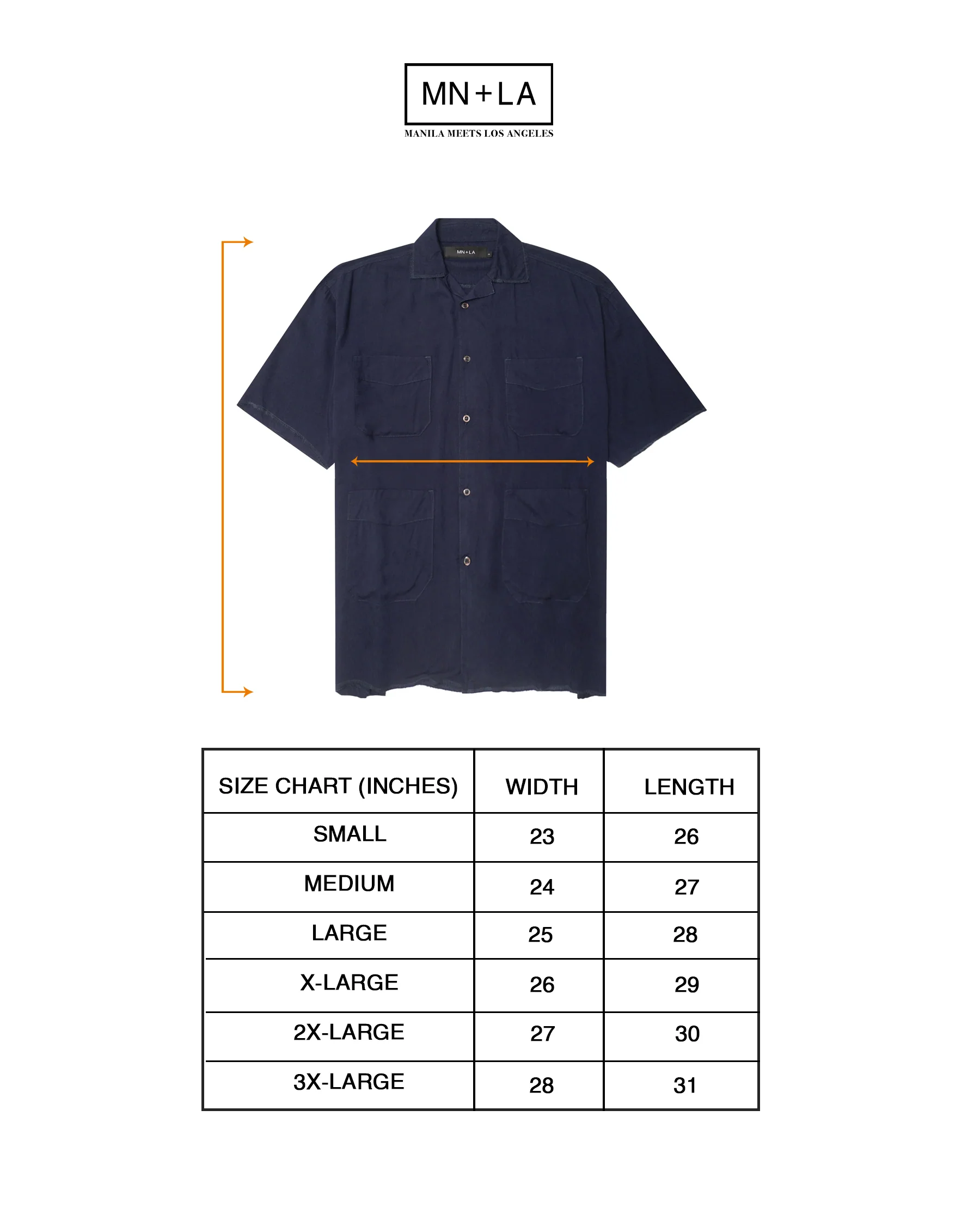 4 POCKET CUBAN SHIRT IN MIDNIGHT - Image 4