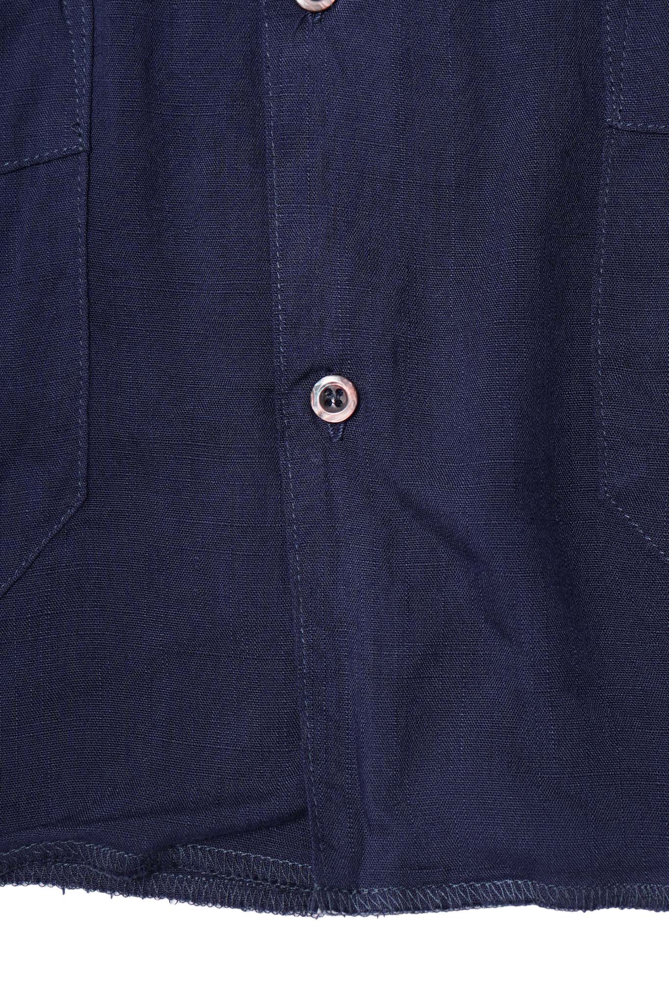 4 POCKET CUBAN SHIRT IN MIDNIGHT - Image 7