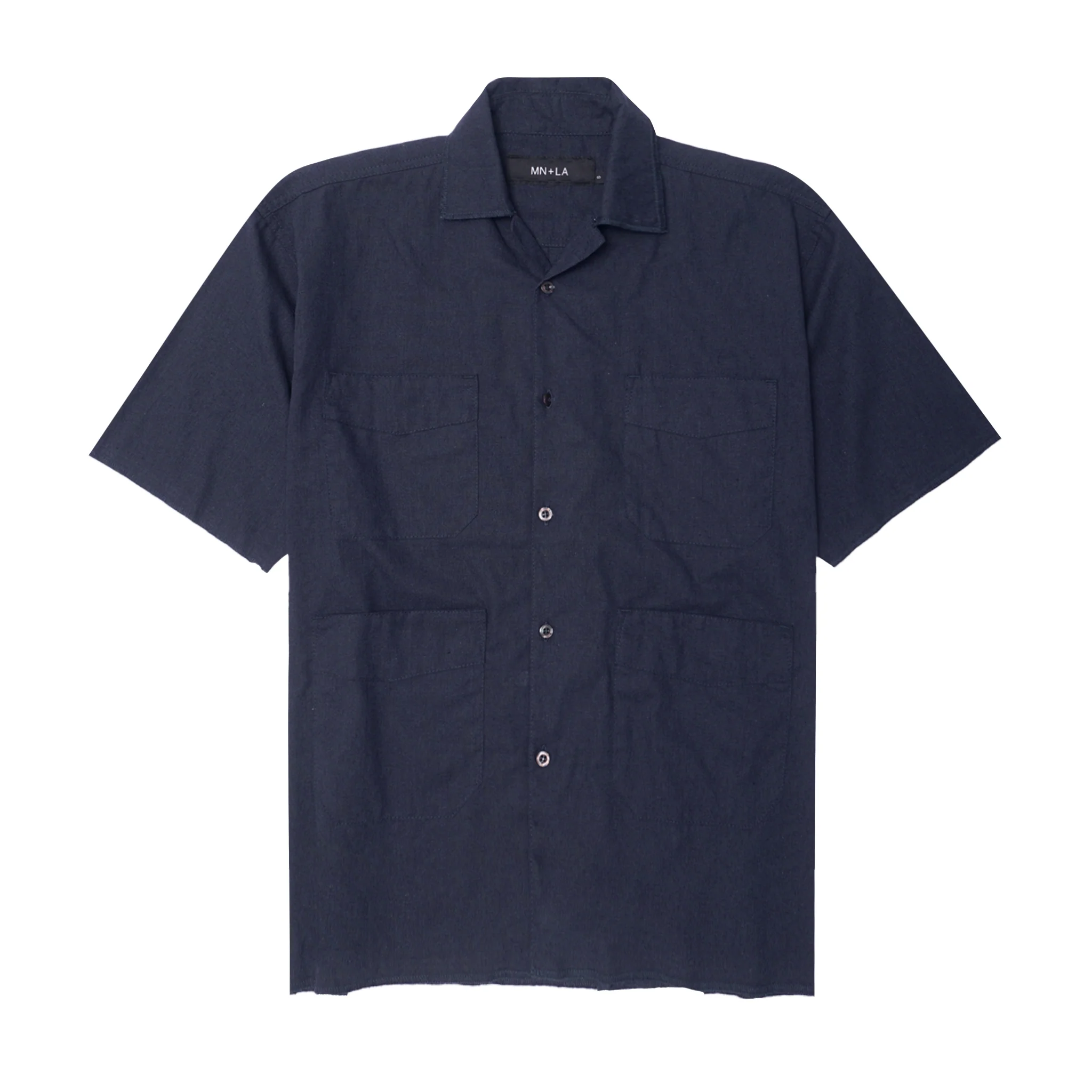 4 POCKET CUBAN SHIRT IN NAVY