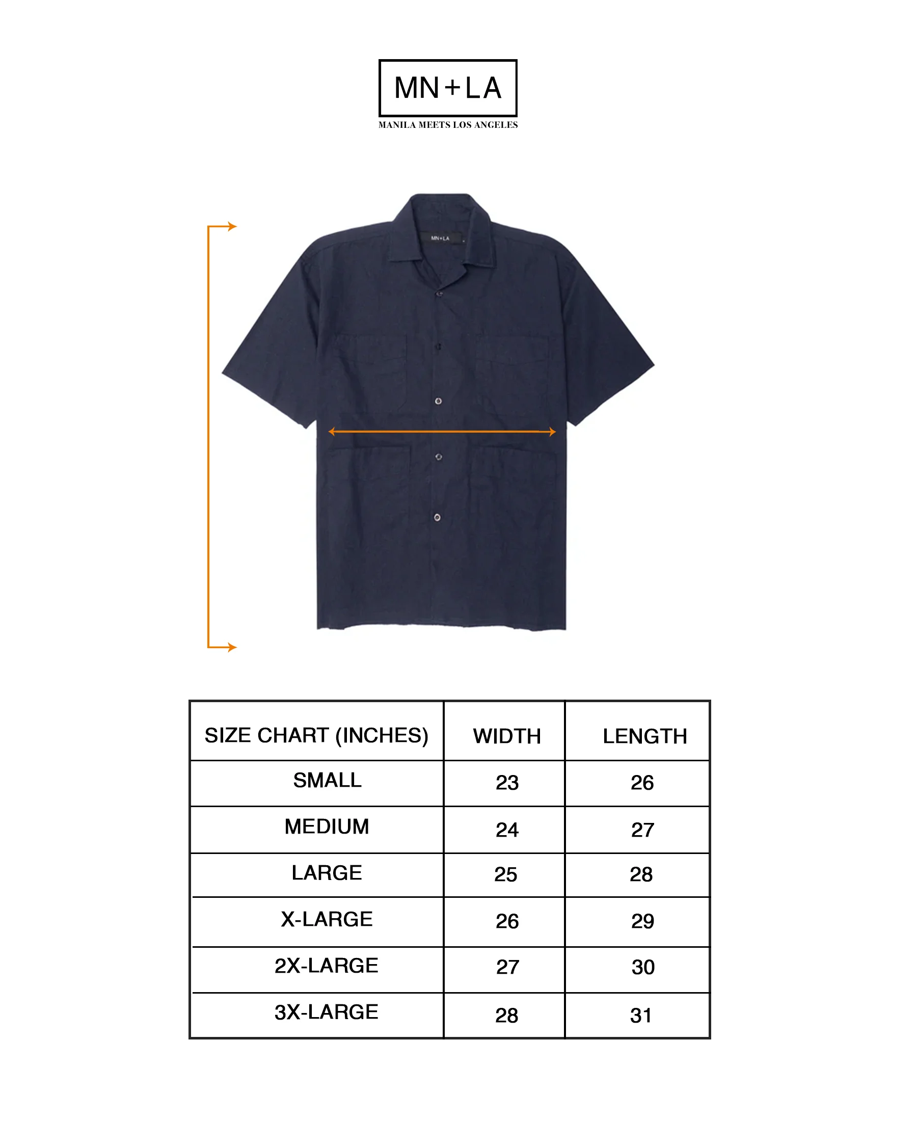 4 POCKET CUBAN SHIRT IN NAVY - Image 4