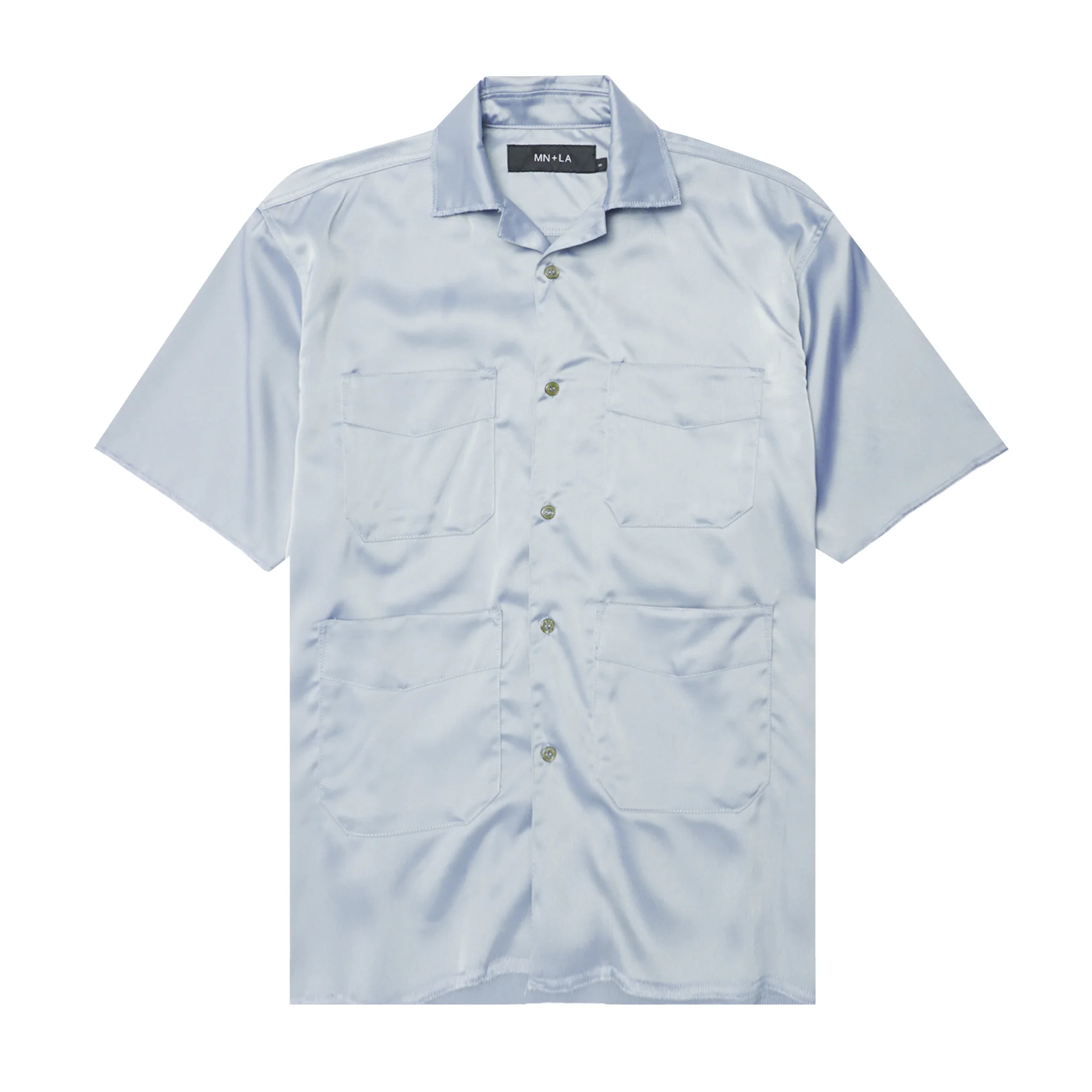 4 POCKET CUBAN SHIRT IN TURQUOISE