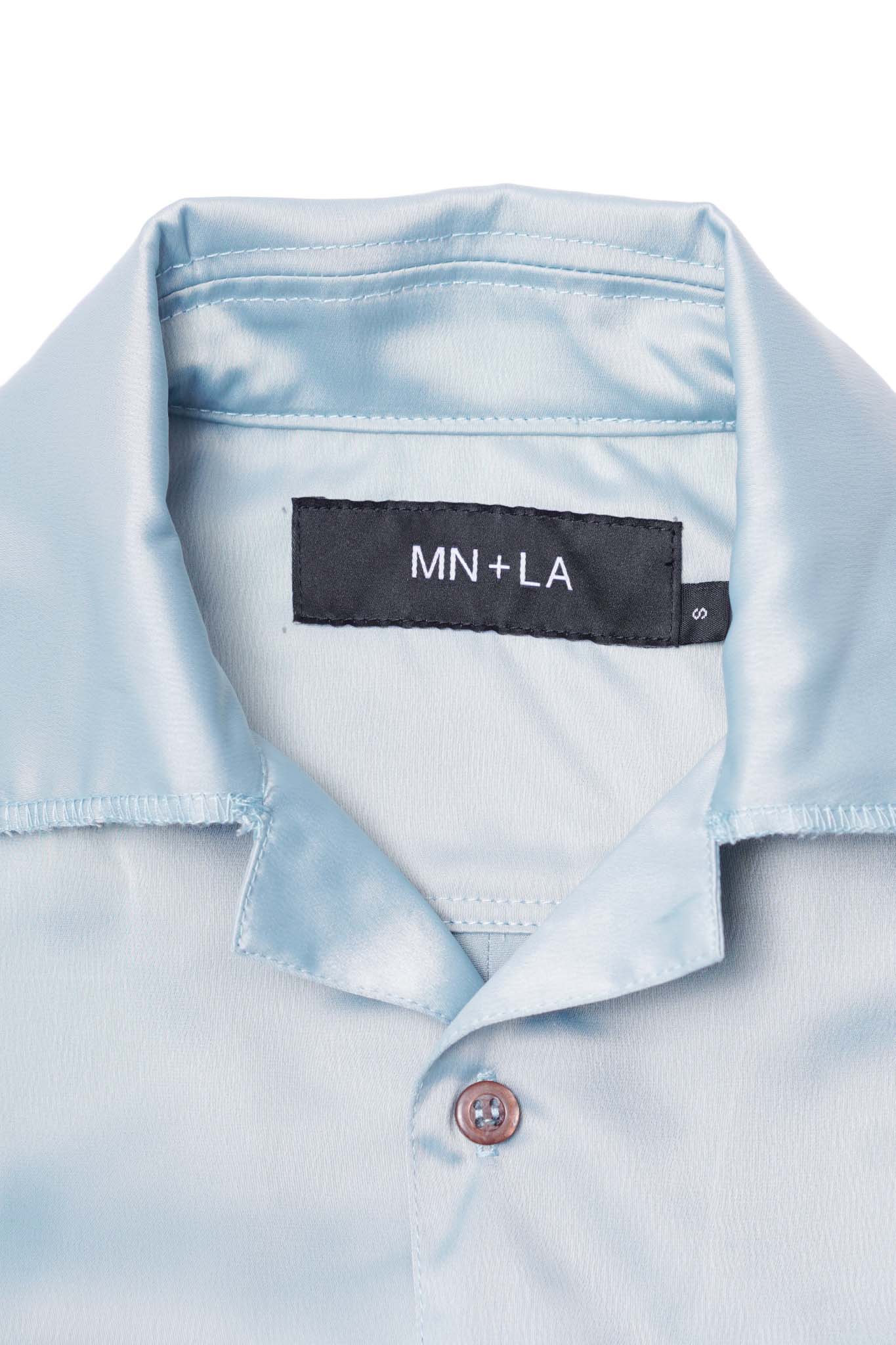 4 POCKET CUBAN SHIRT IN TURQUOISE - Image 2