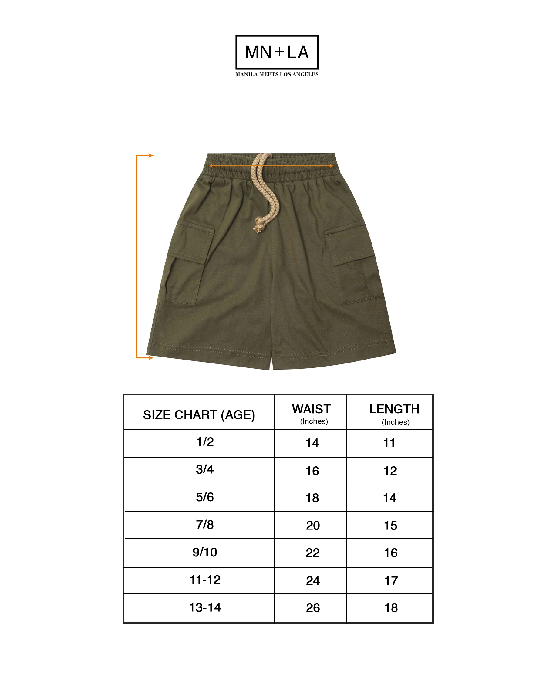 "ADVENTURE" LITTLE HUMAN™ SHORTS IN OLIVE - Image 4