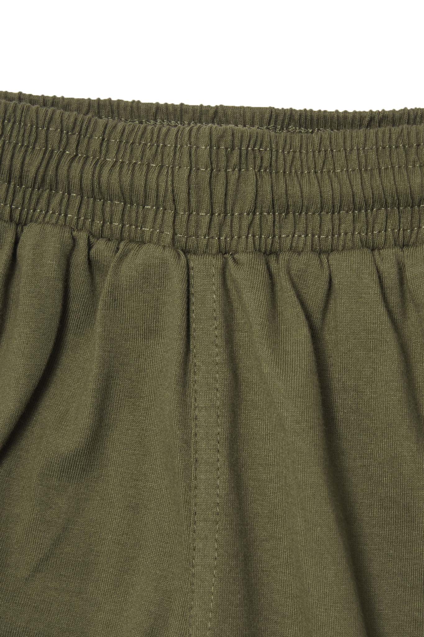 "ADVENTURE" LITTLE HUMAN™ SHORTS IN OLIVE - Image 5