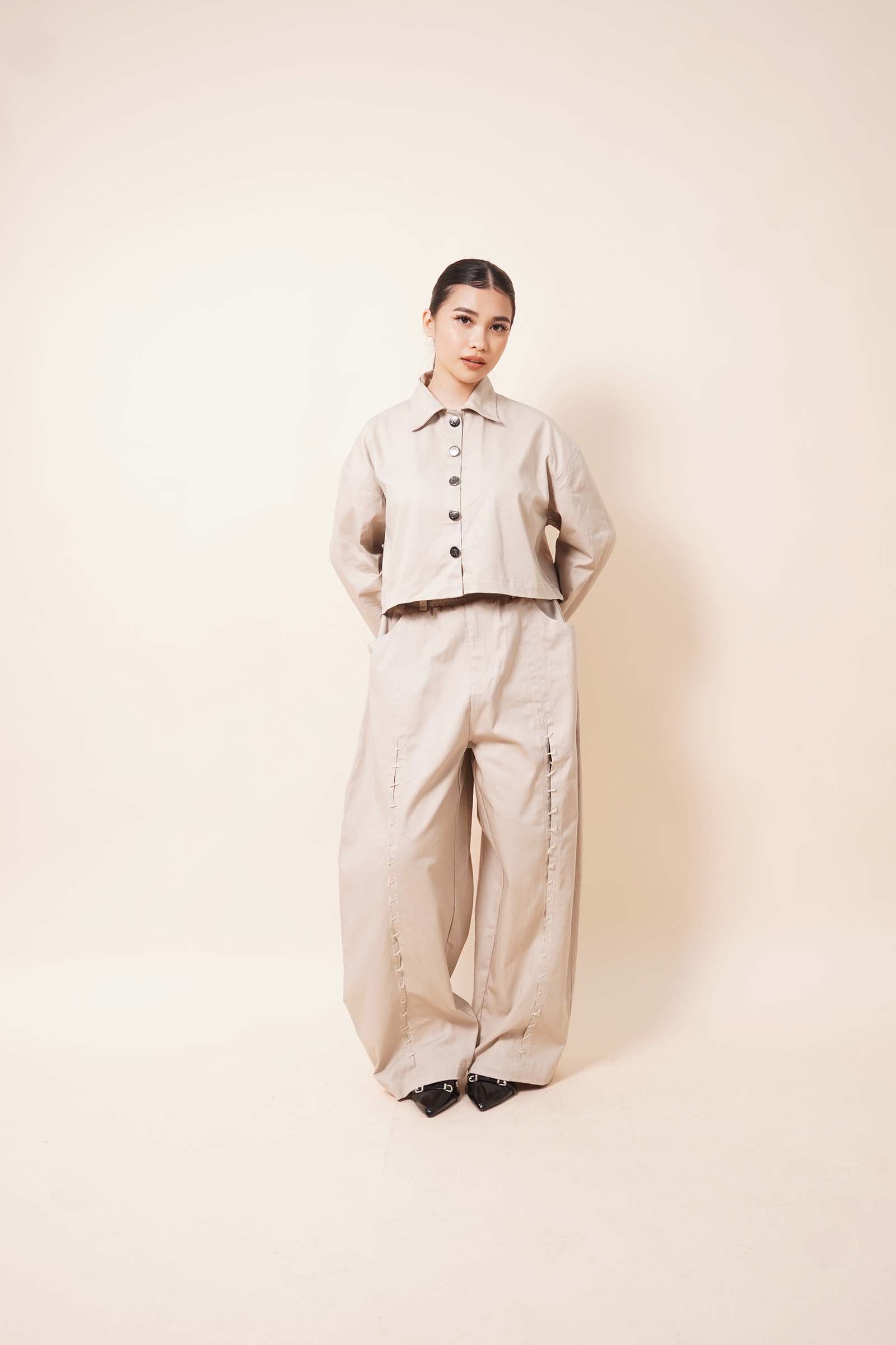 ANIKA JACKET IN OAT - Image 13