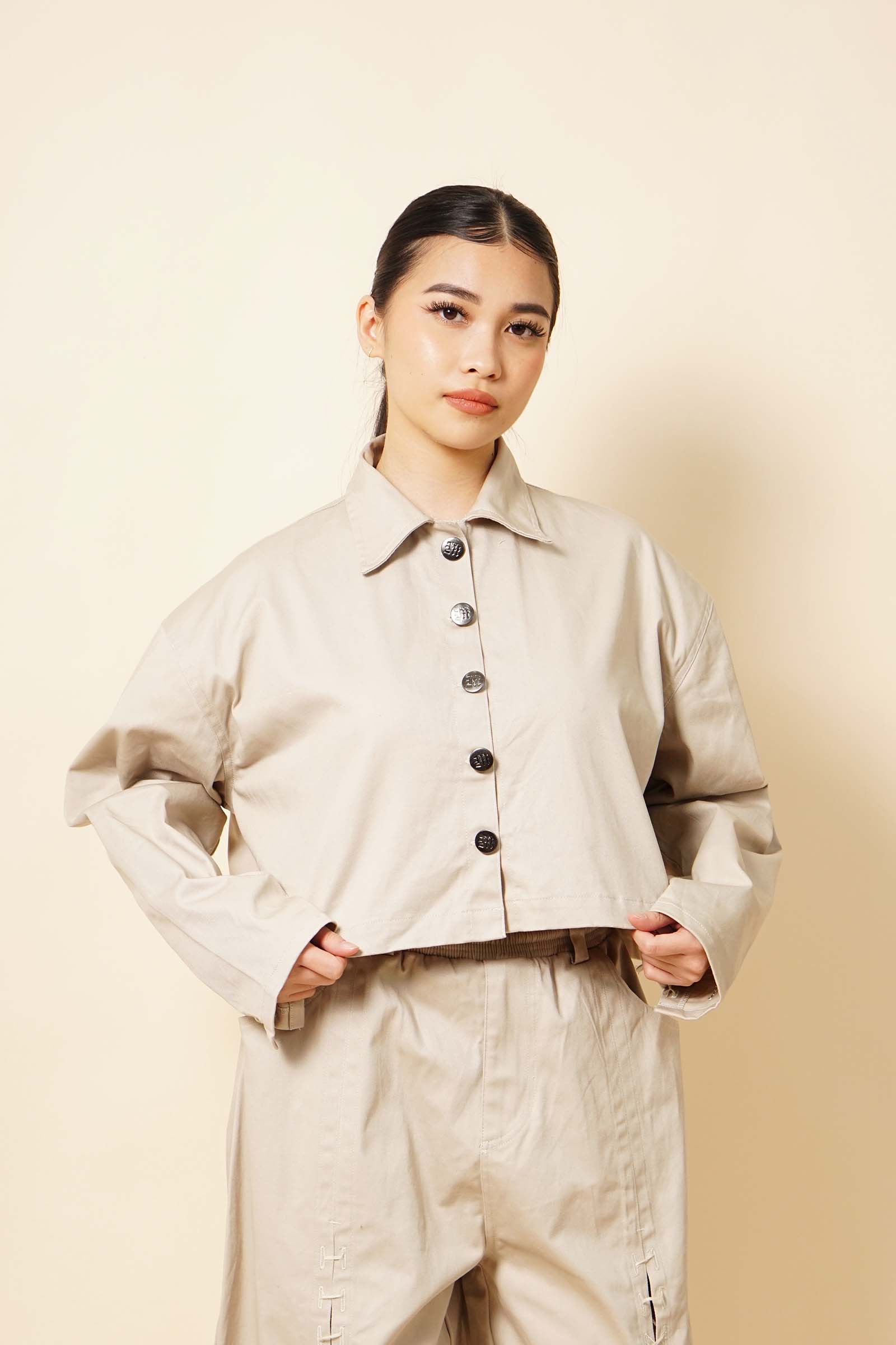 ANIKA JACKET IN OAT - Image 2
