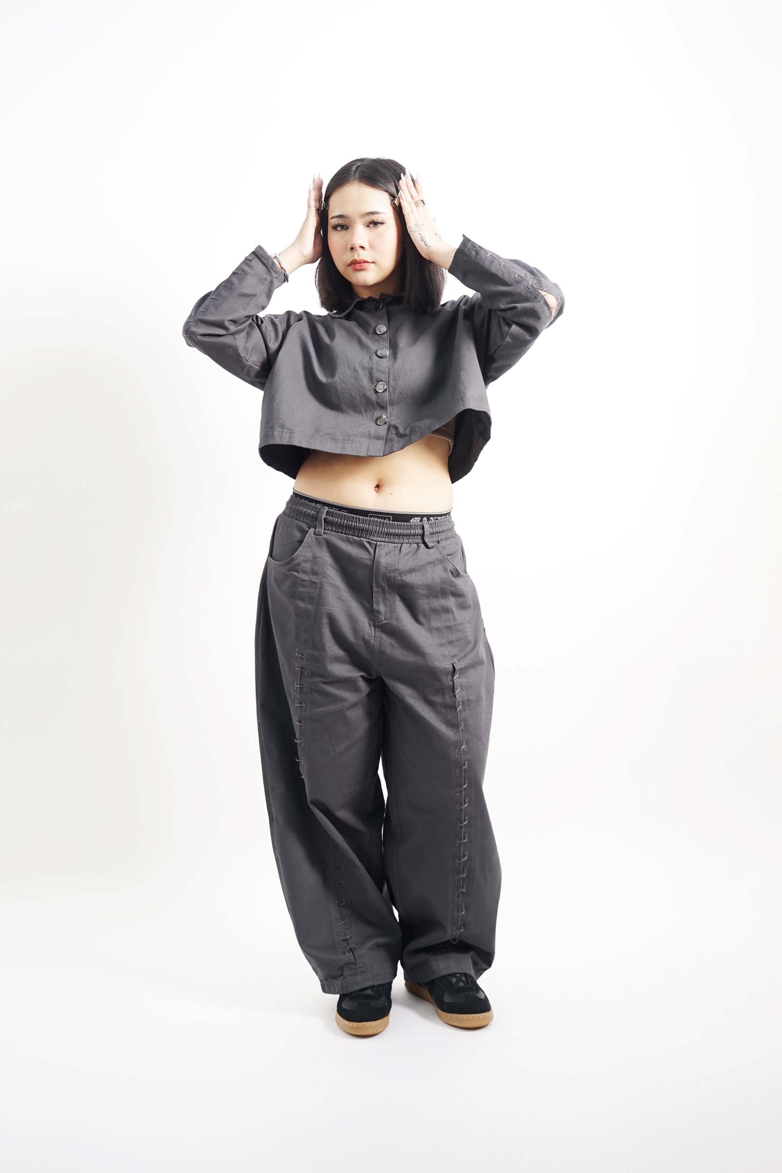 ANIKA PANTS IN NARDO GREY - Image 16