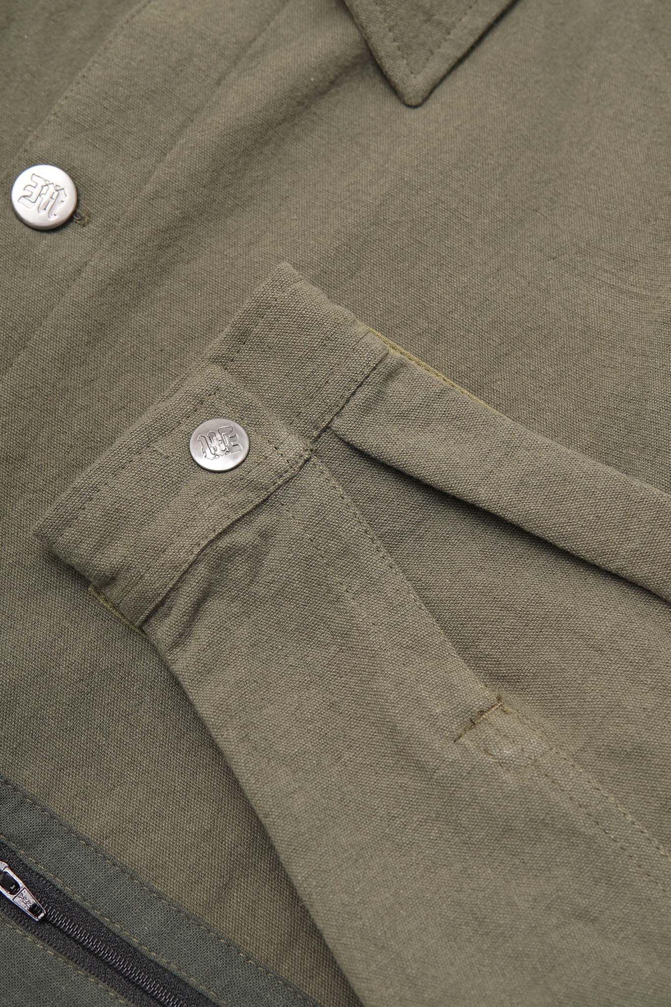 ARTISAN JACKET IN OLIVE - Image 8