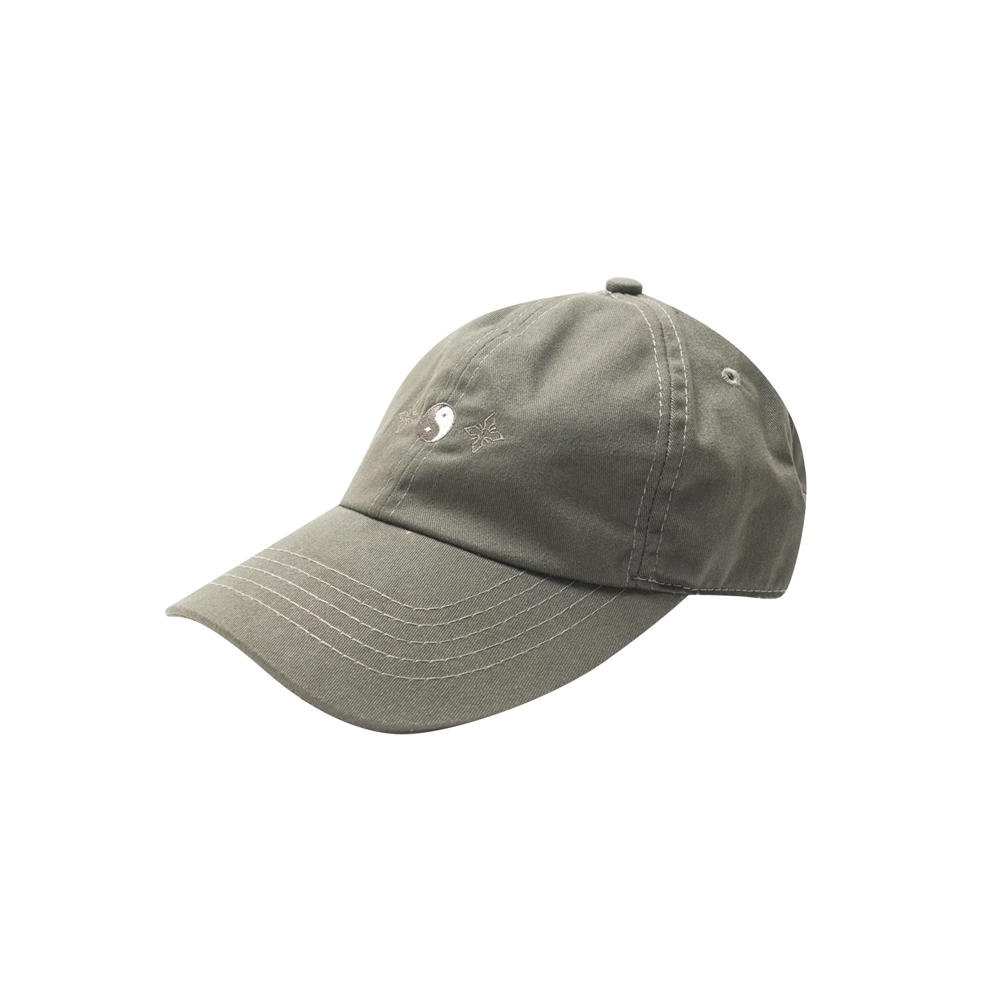 "BALANCE" 6 PANEL HAT IN OLIVE - Image 2