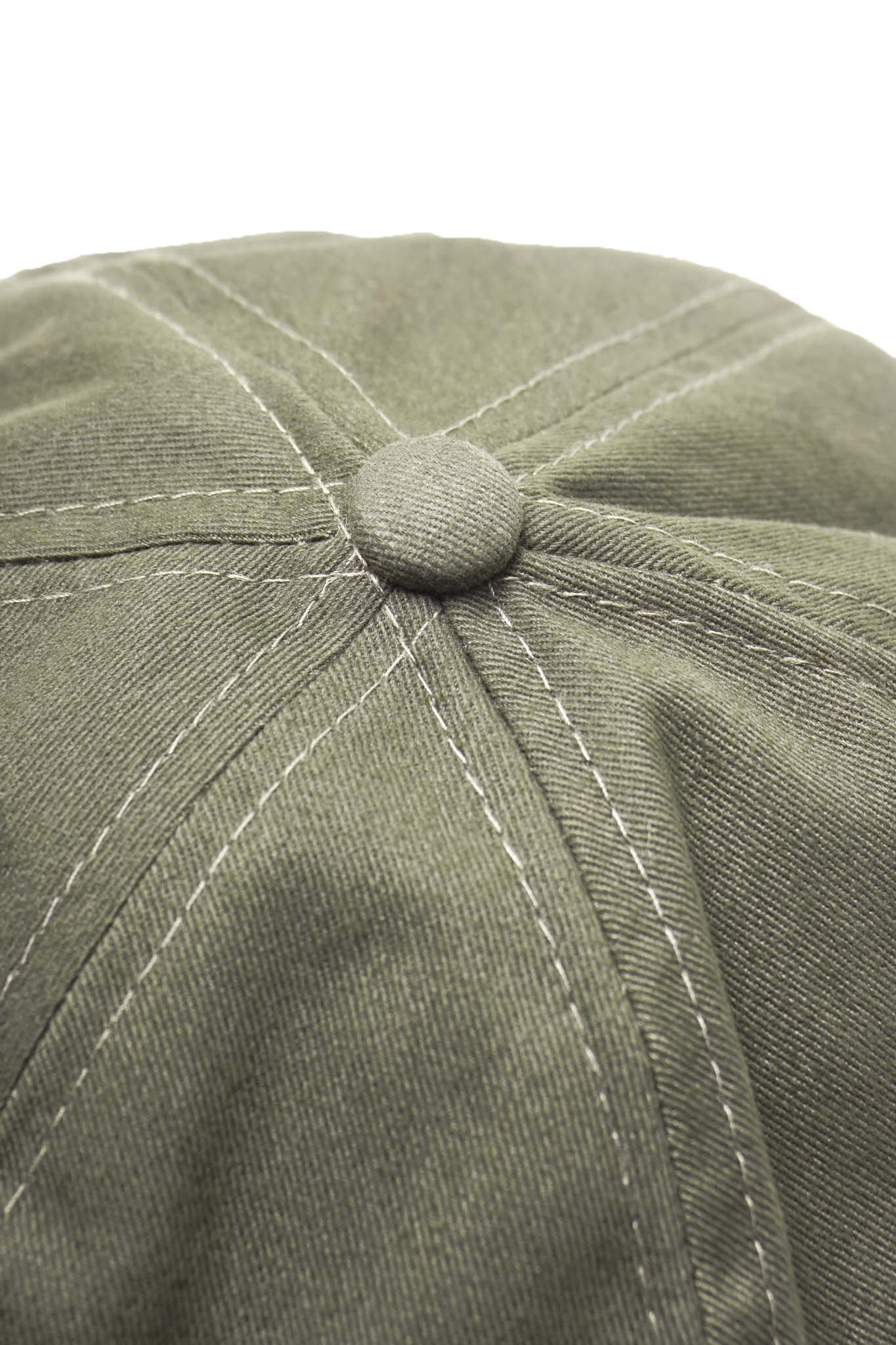"BALANCE" 6 PANEL HAT IN OLIVE - Image 4