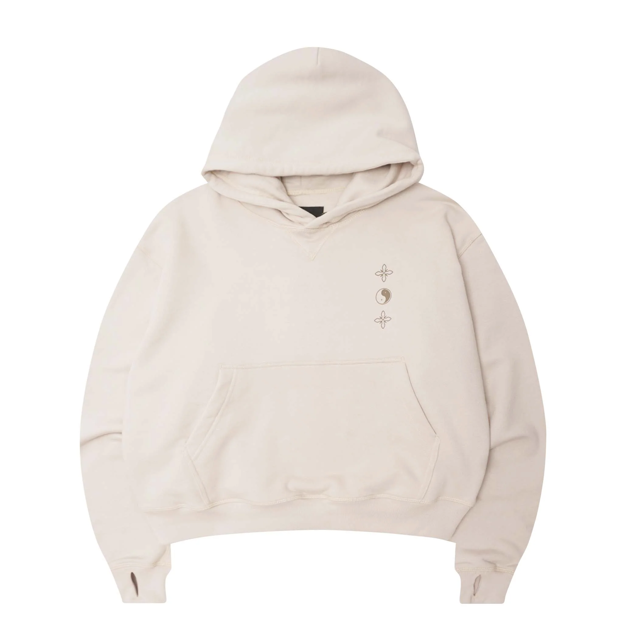 "BALANCE" HOODIE IN OAT - Image 2