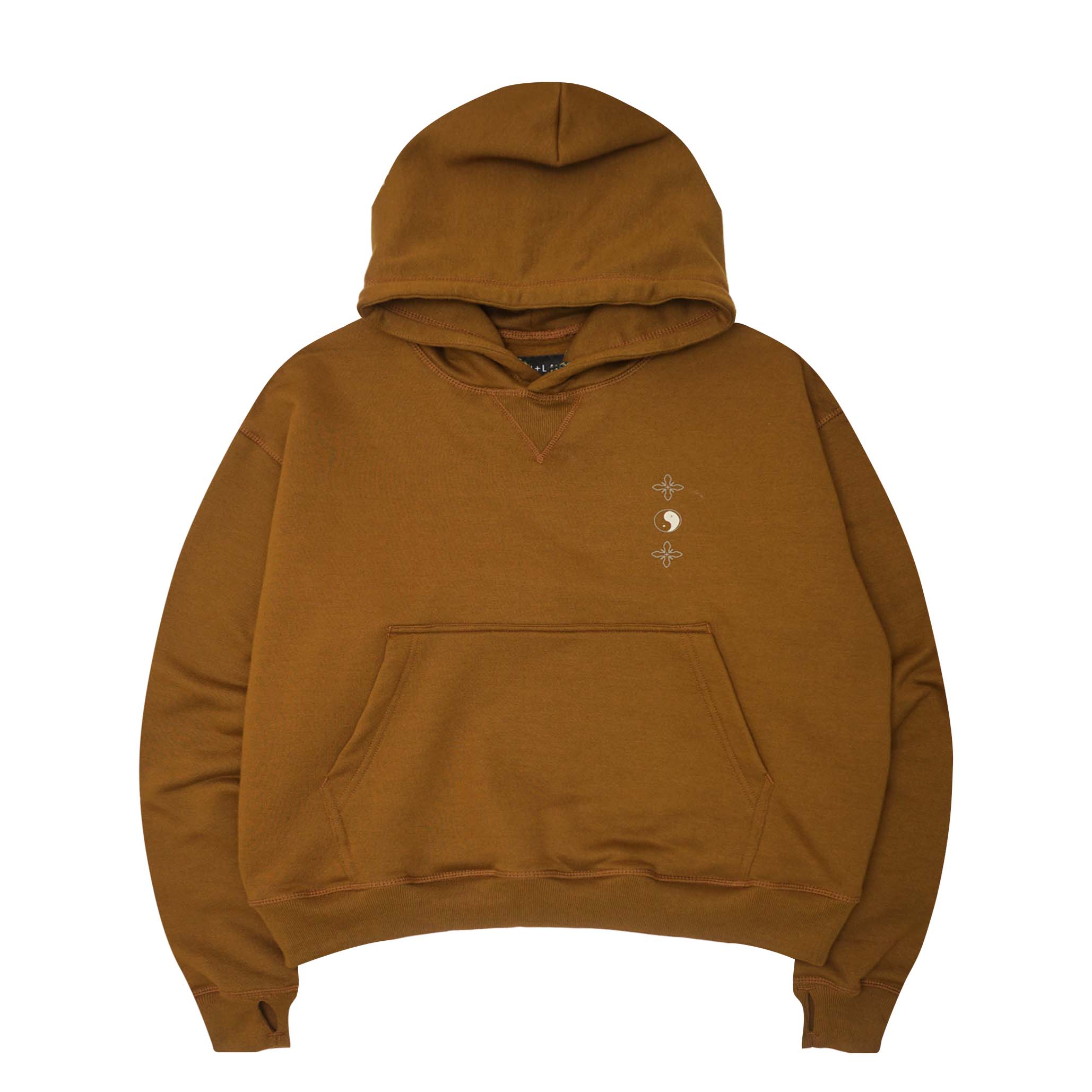 "BALANCE" HOODIE IN RUST - Image 2