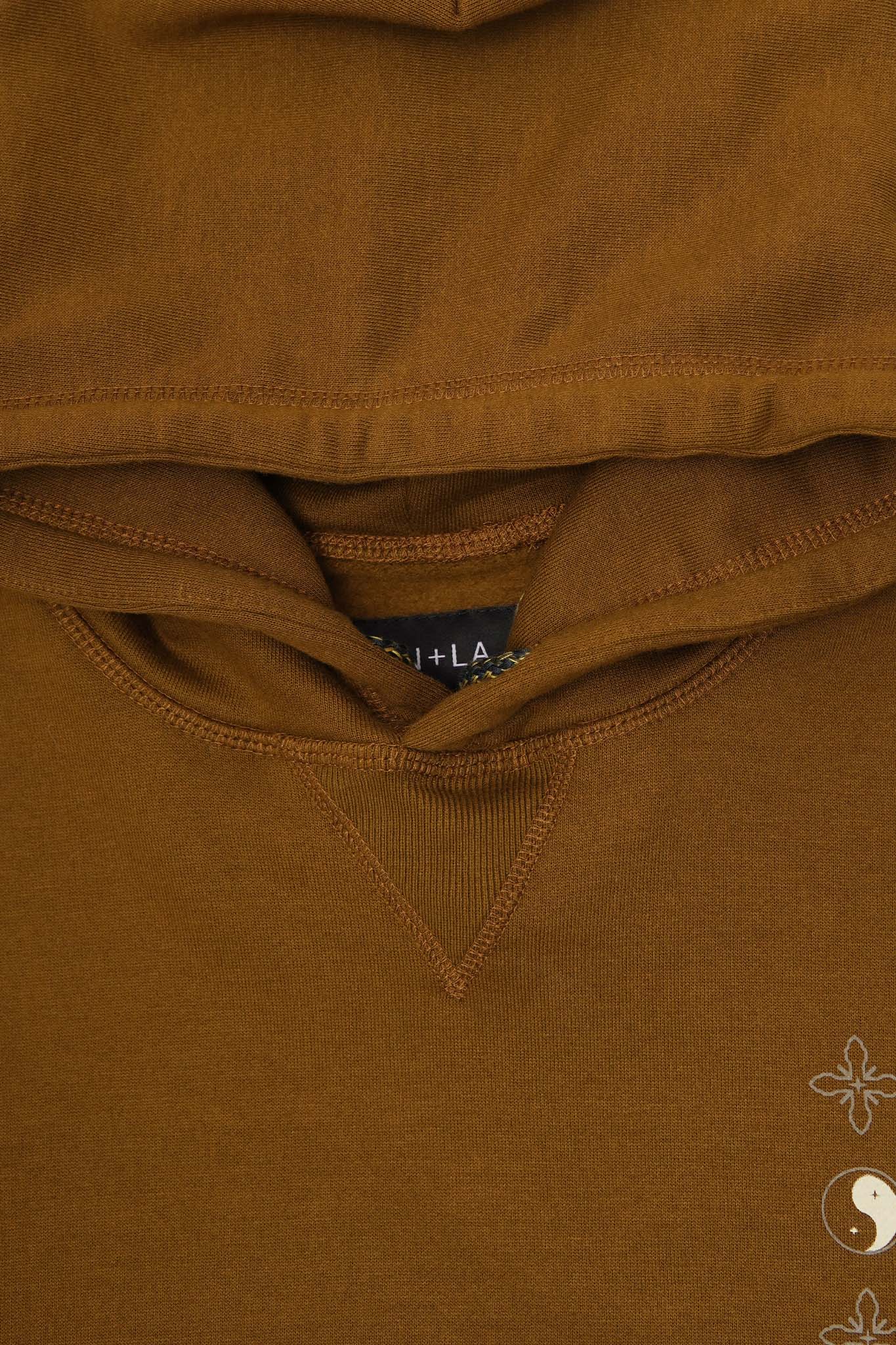 "BALANCE" HOODIE IN RUST - Image 4