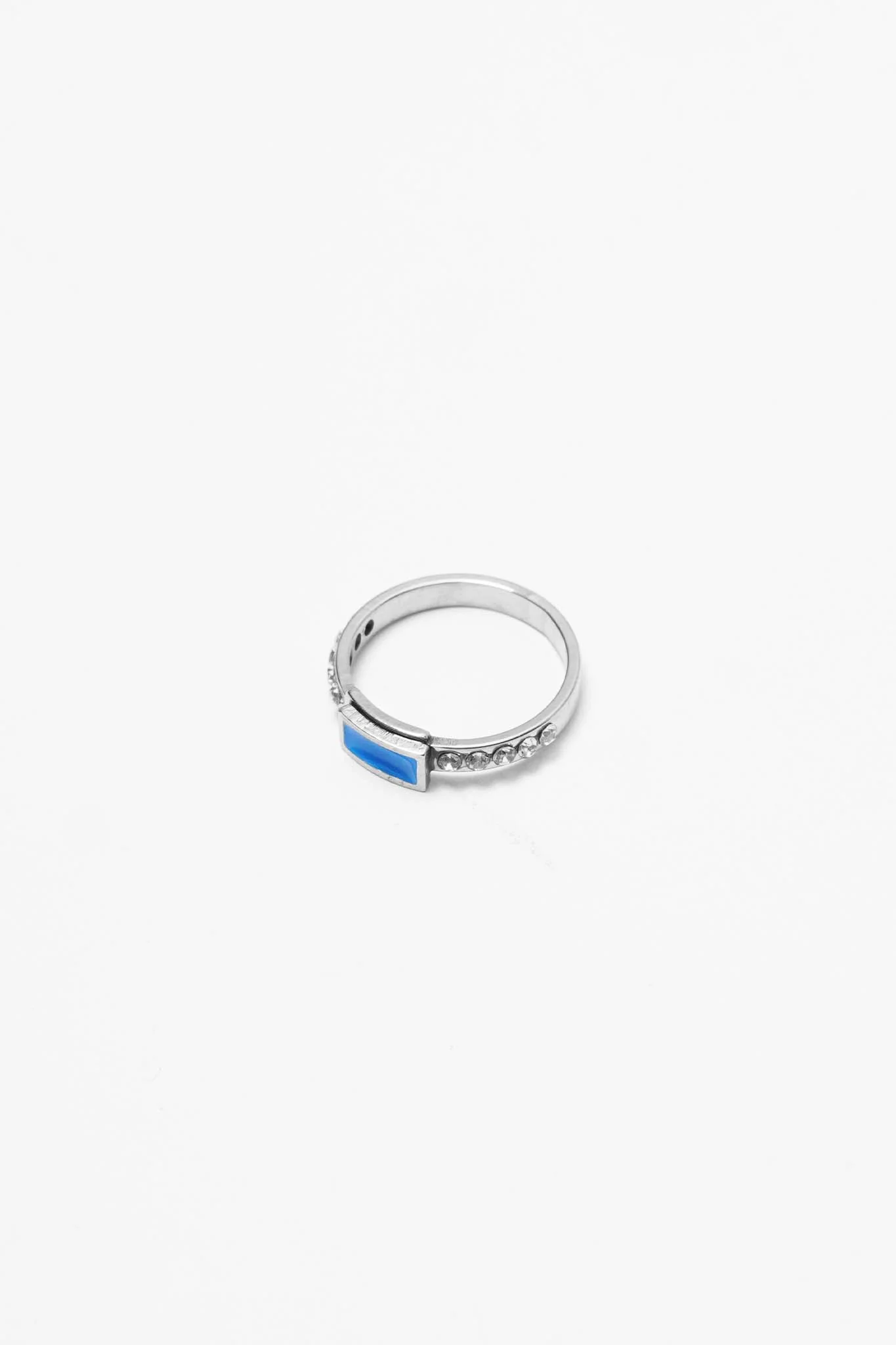 BLUE TOPAZ SILVA RING - Image 2