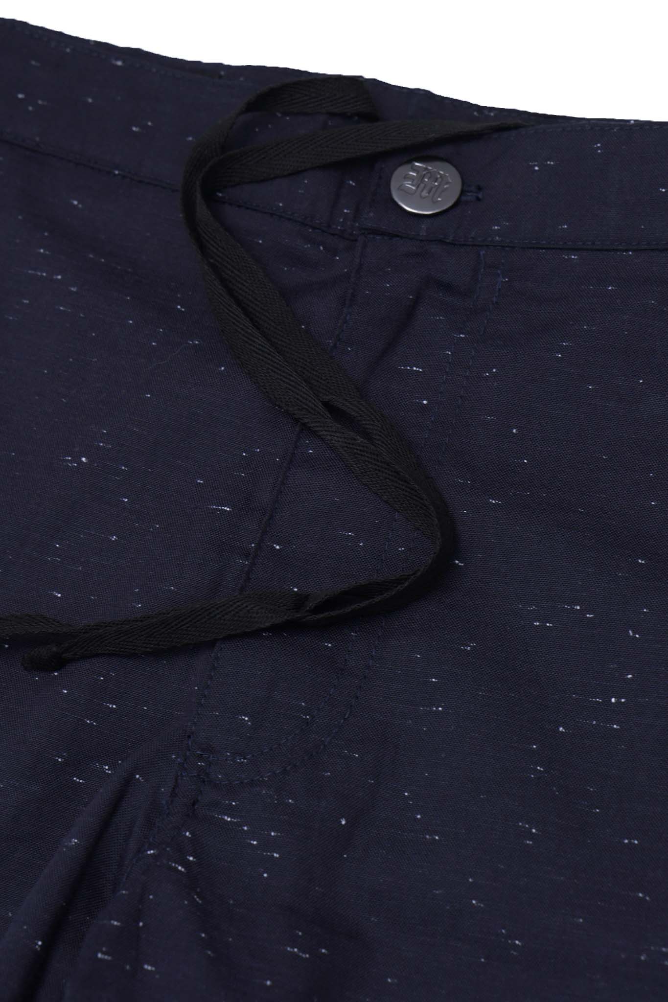 BOOTCUT PANTS IN NAVY SPECKLE - Image 5