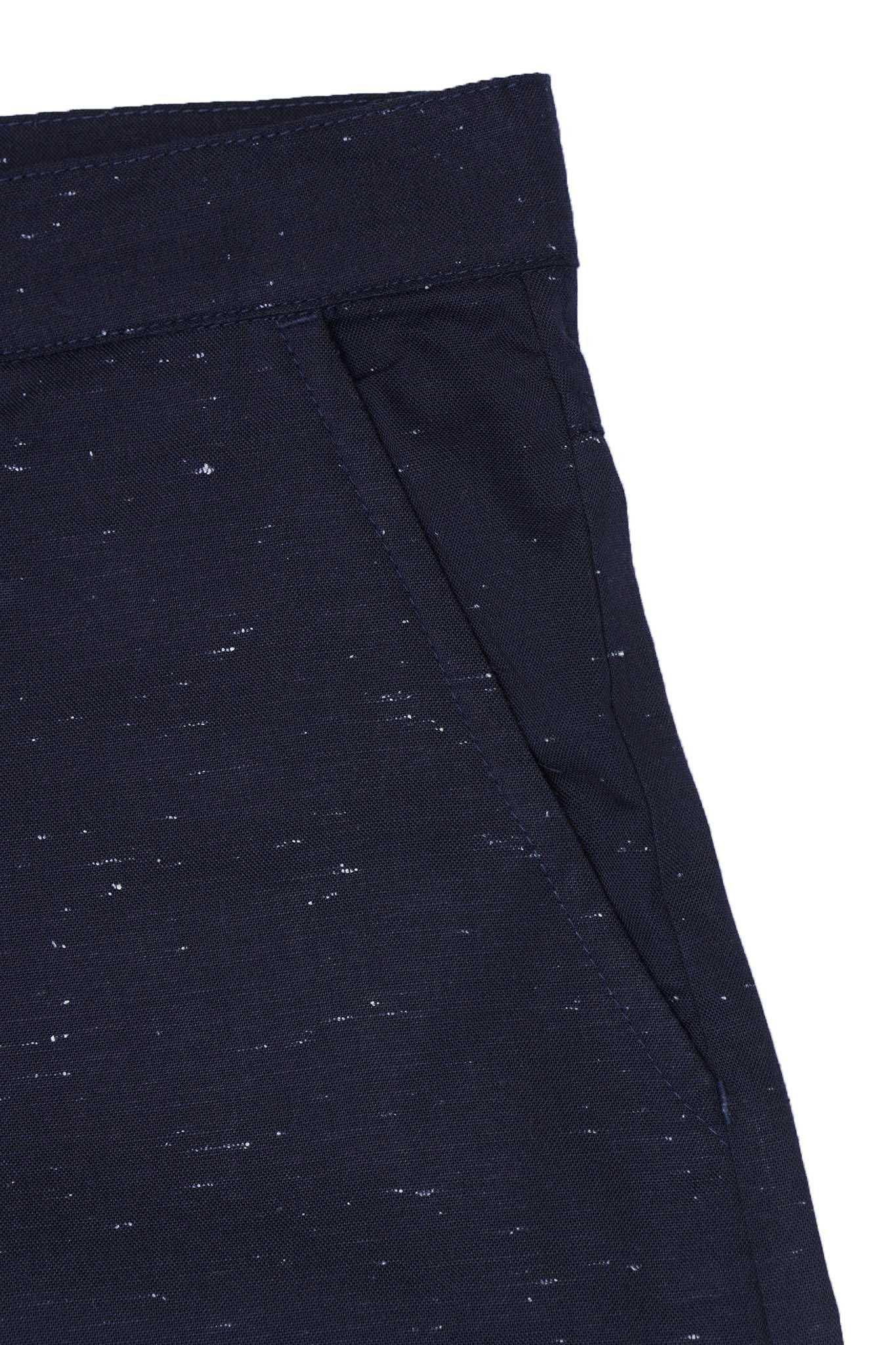 BOOTCUT PANTS IN NAVY SPECKLE - Image 7