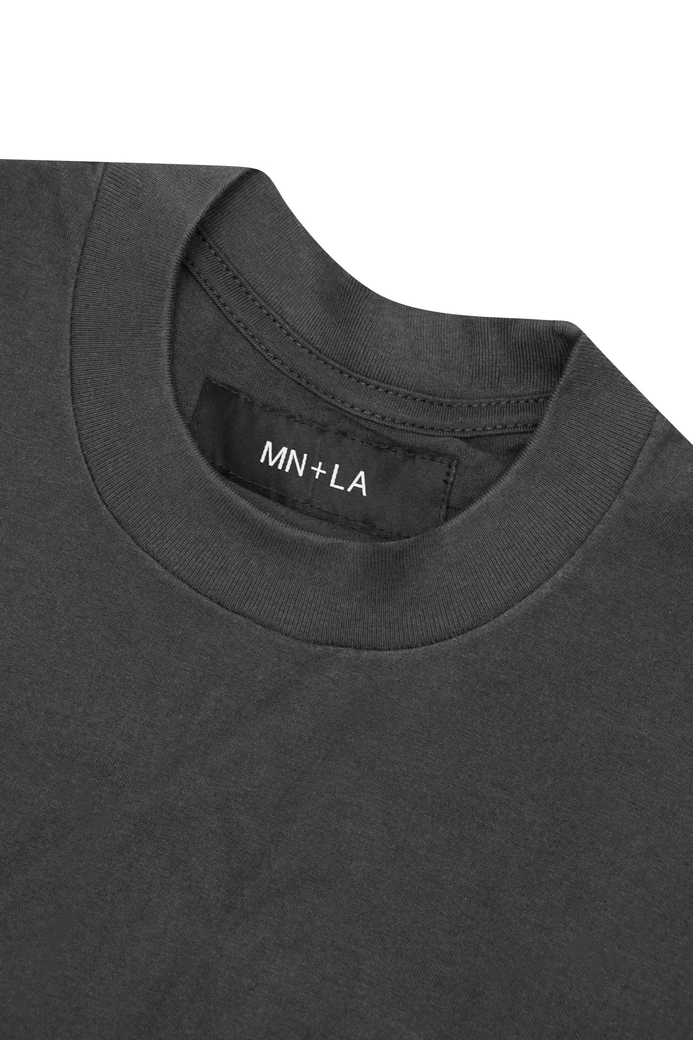 BOX TEE IN CHARCOAL GREY - Image 3