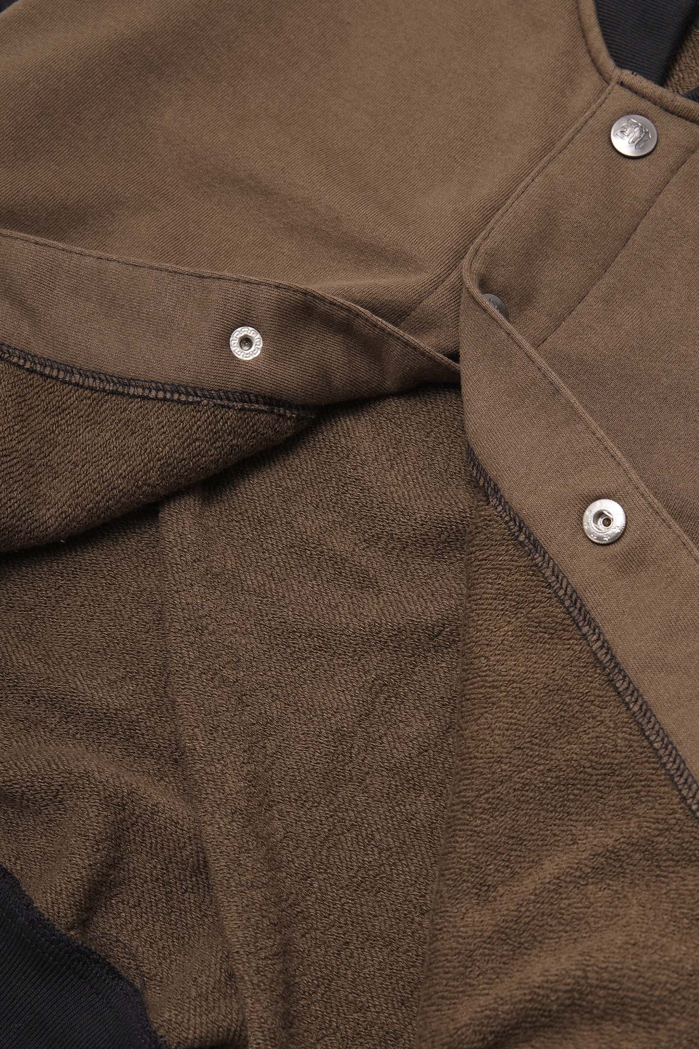 BRONCO VARSITY JACKET IN OLIVE DRAB - Image 8