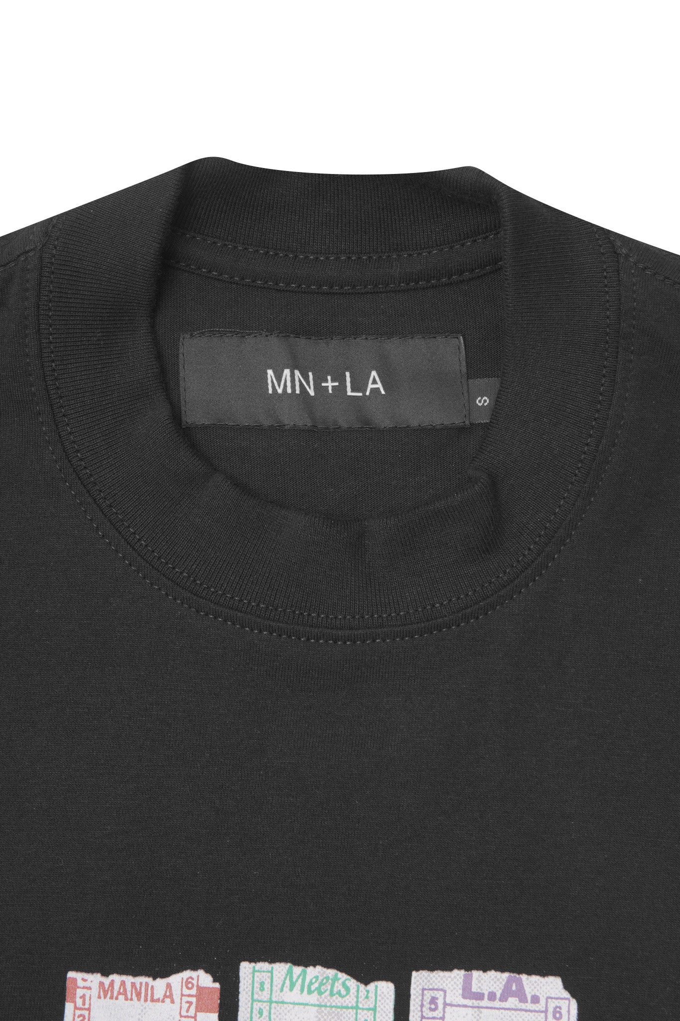 "BUS TIX" TEE IN CAVIAR - Image 4