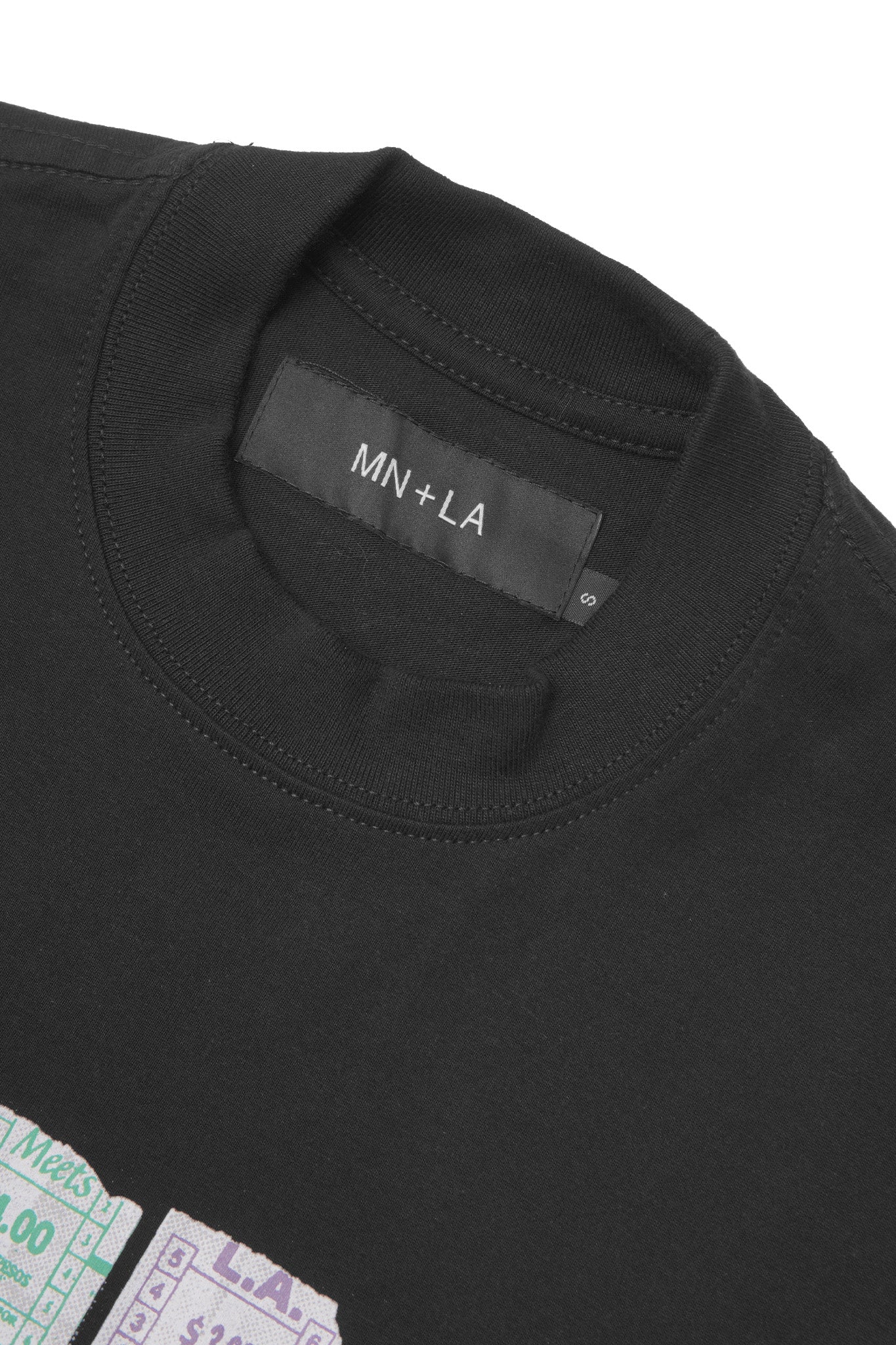 "BUS TIX" TEE IN CAVIAR - Image 6