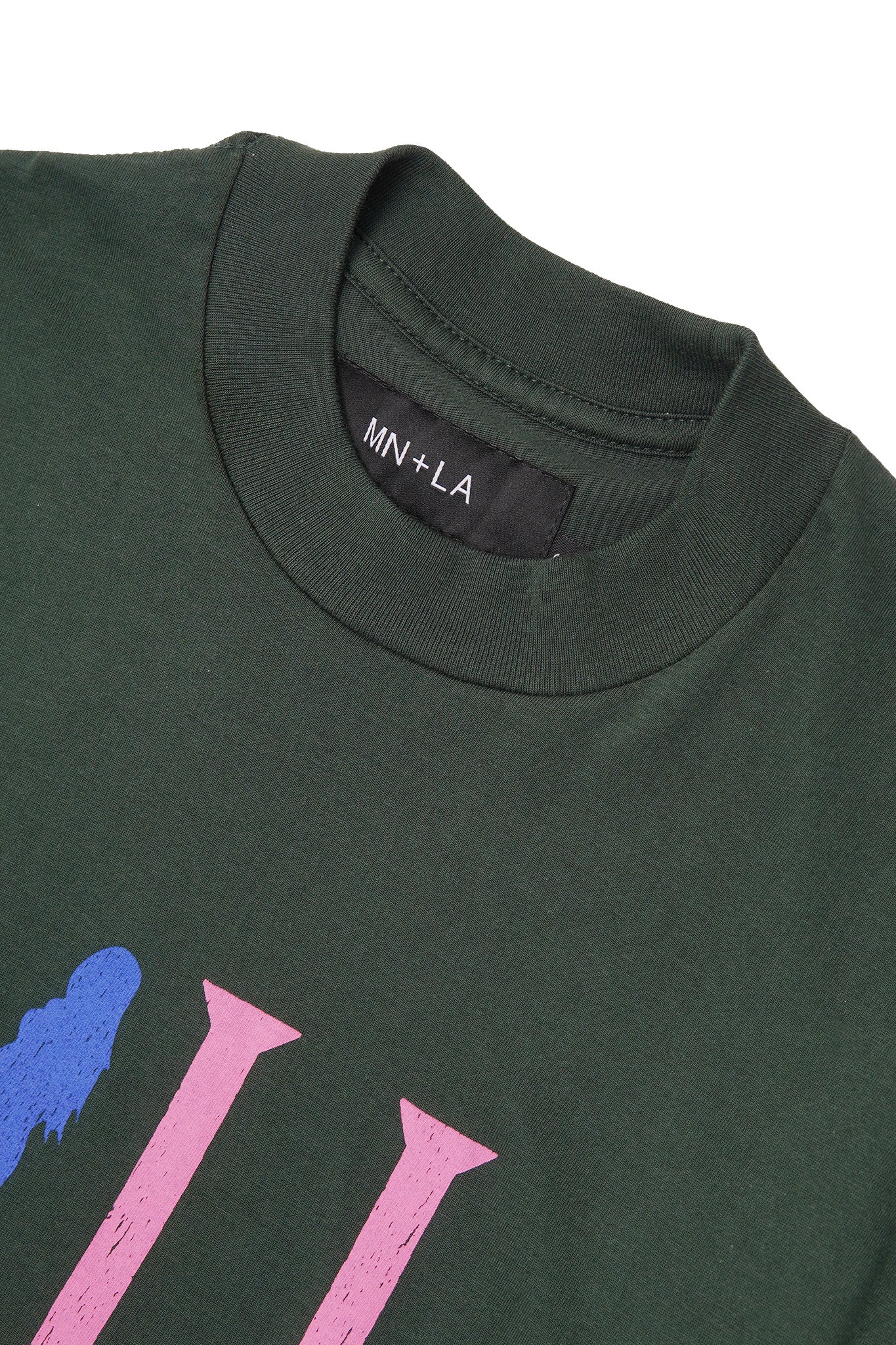 "CALL ME" TEE IN HUNTER GREEN - Image 3