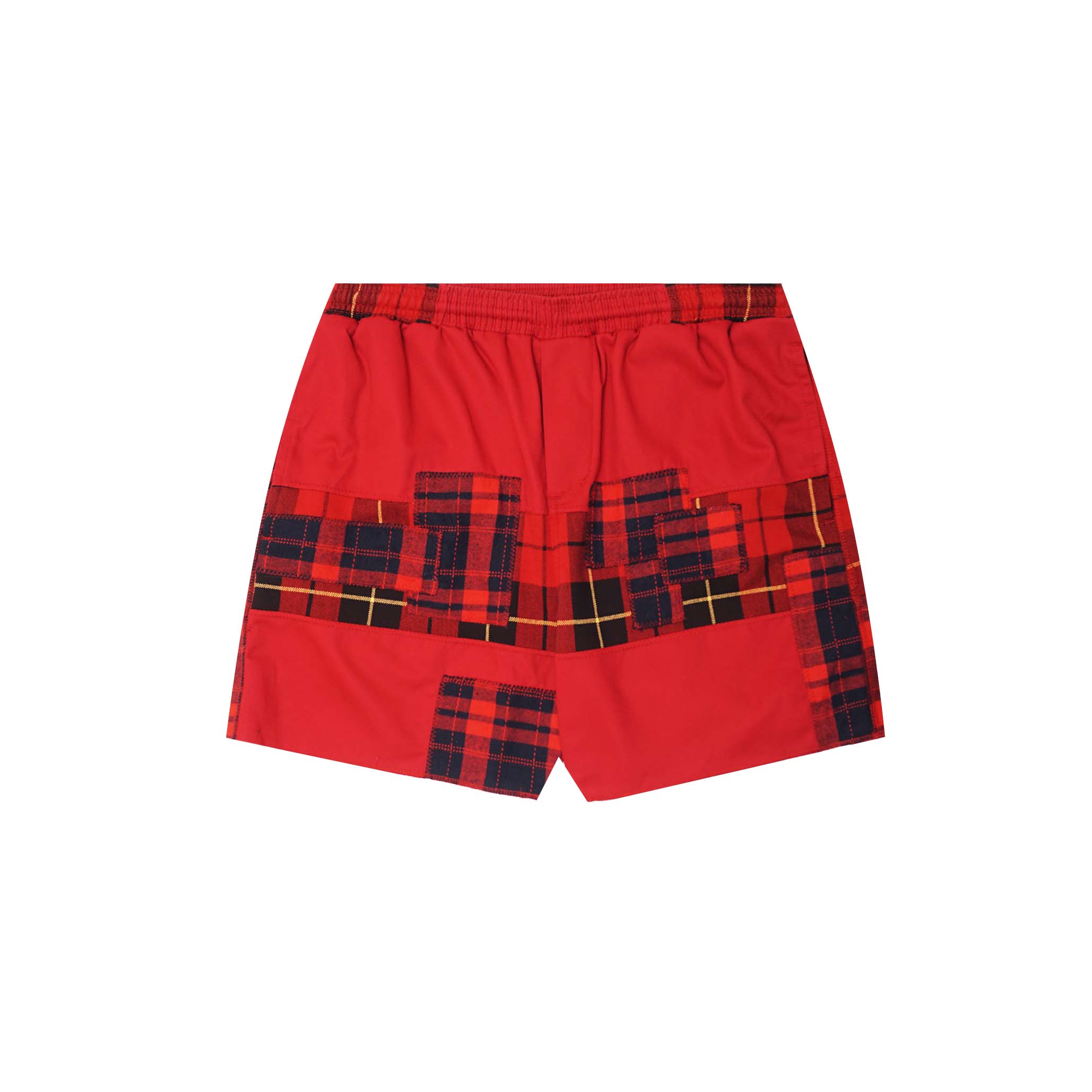 "CARMINE PLAID" LOUNGE SHORTS - Image 2