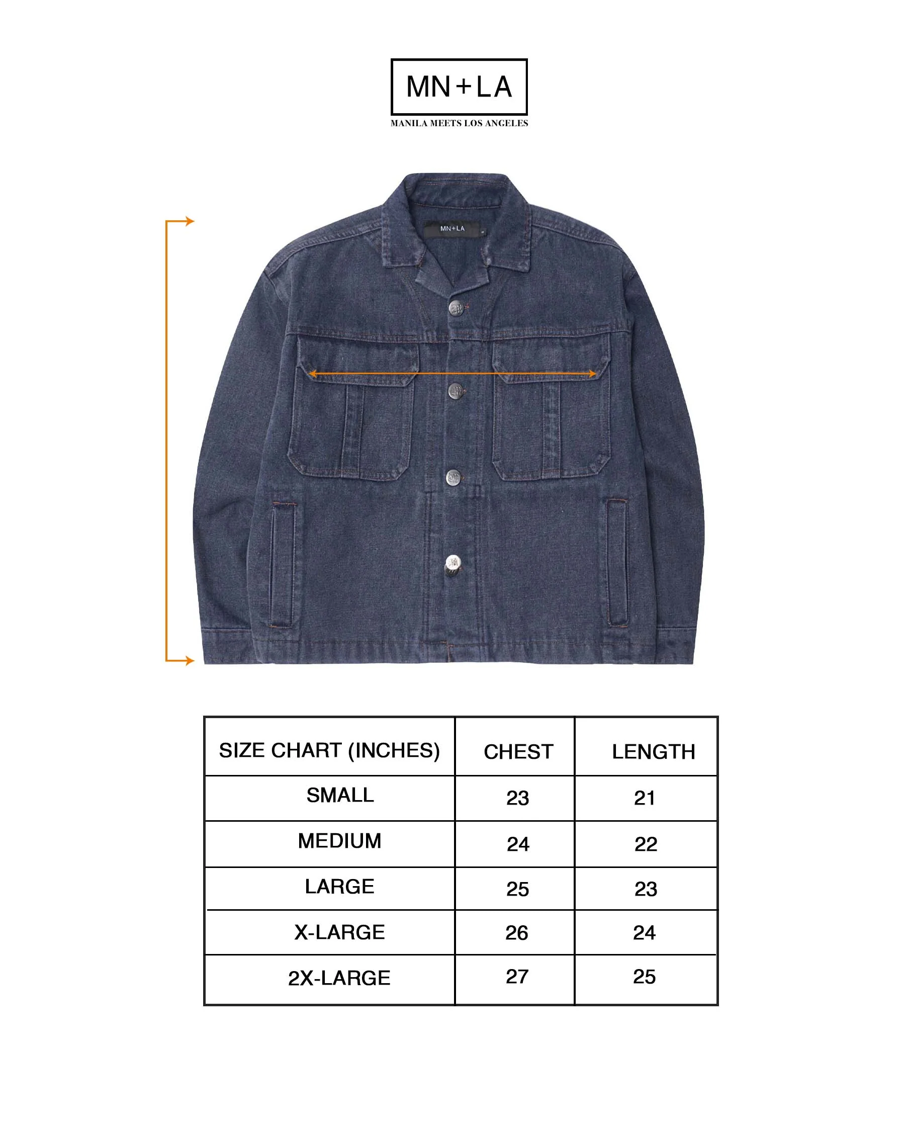 CHORE JACKET V2 IN FOG DENIM - Image 4