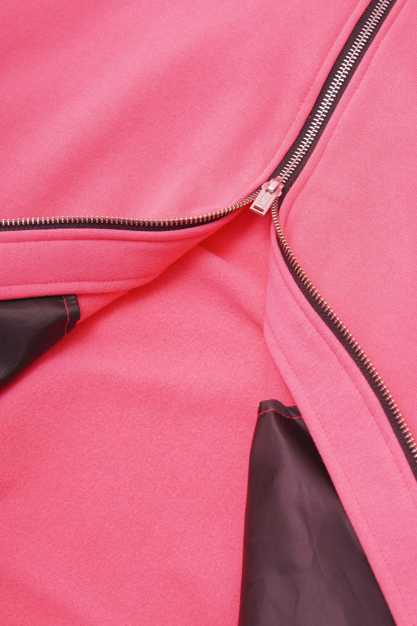 CLASSIC ZIP HOODIE IN STATIC PINK - Image 10