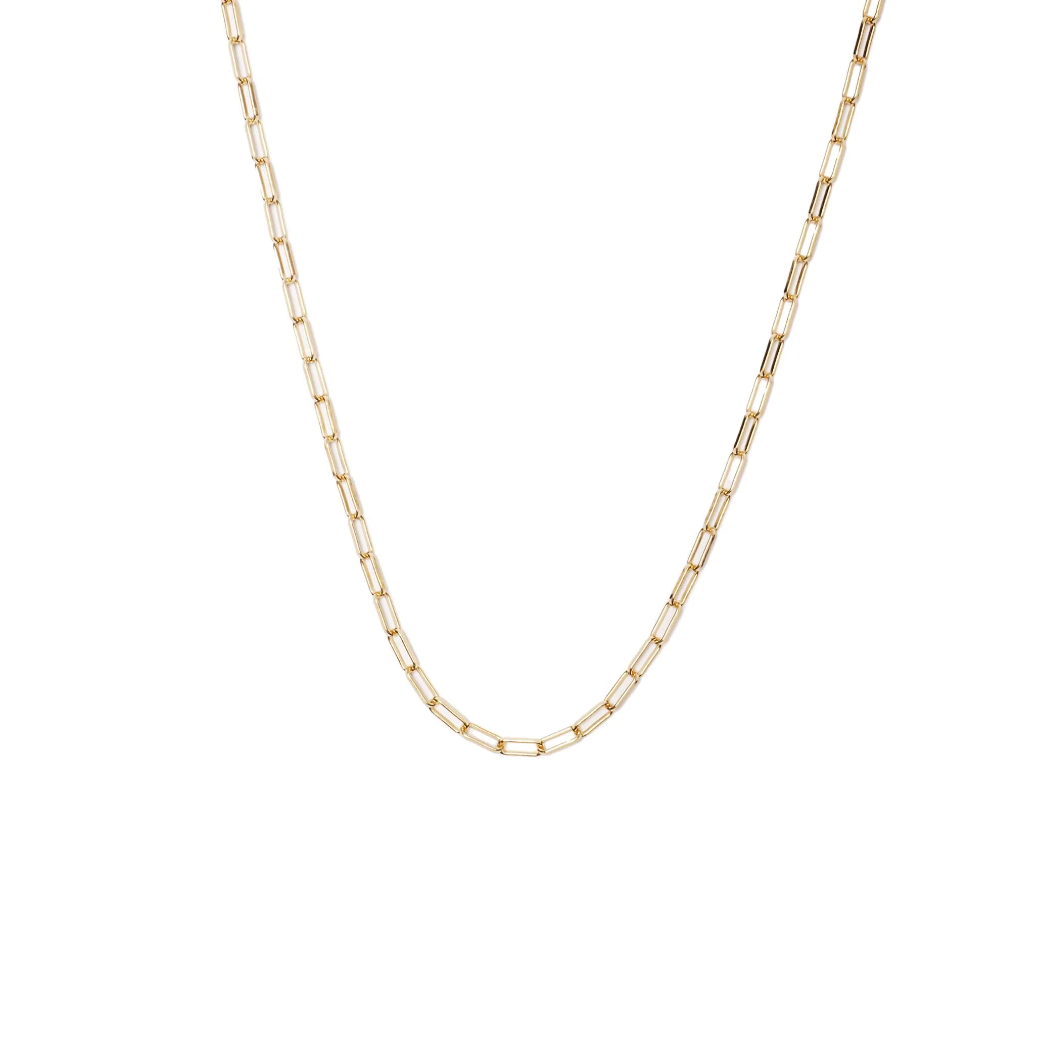 CLIP GOLD CHAIN NECKLACE