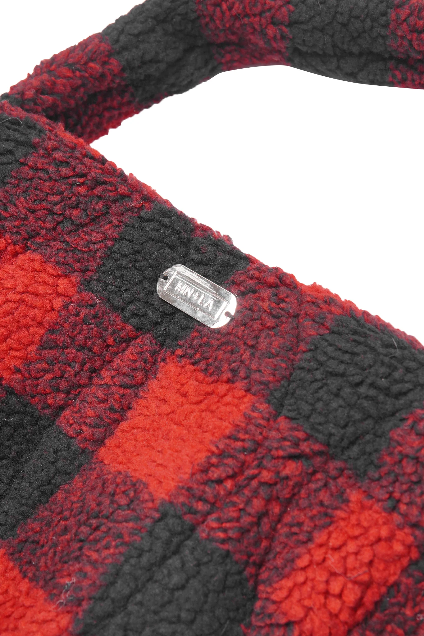 CLOUD BAG IN CARMINE PLAID - Image 4