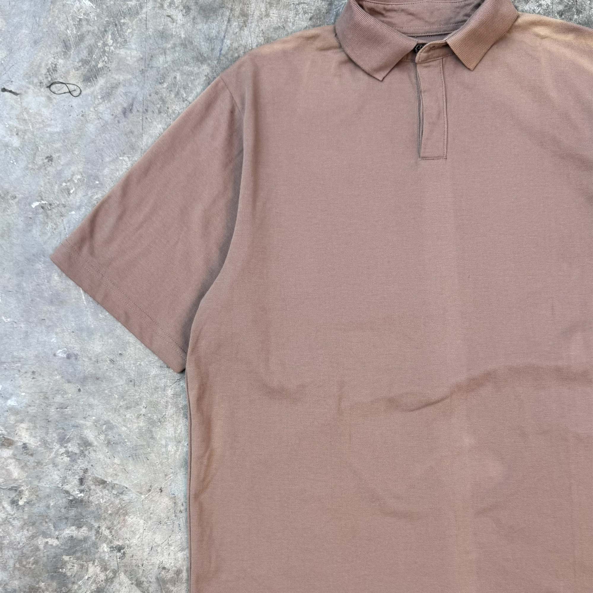 "CLUB" S/S POLO SHIRT IN MAUVE - Image 3