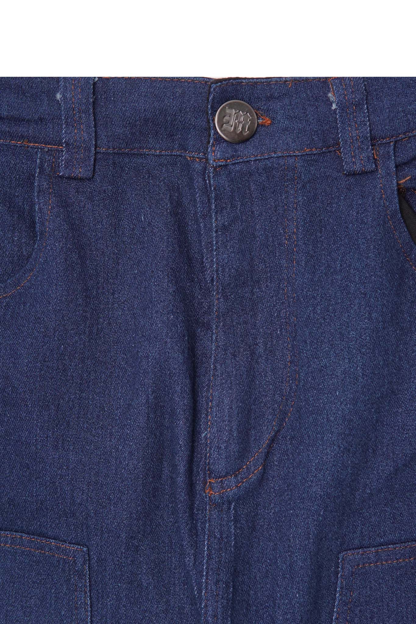 "COLD NAVY" DOUBLE KNEE PHAT SHORTS - Image 3