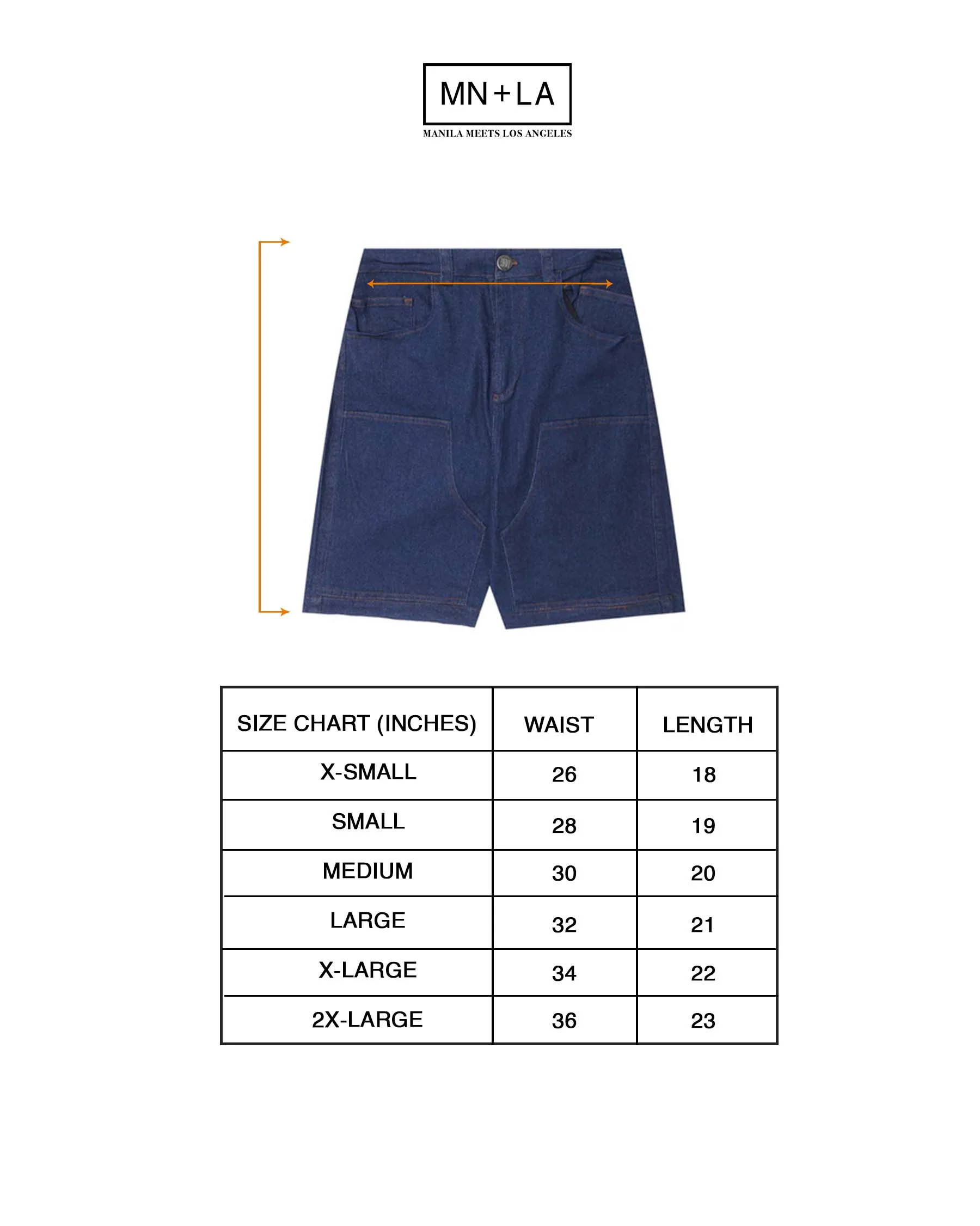 "COLD NAVY" DOUBLE KNEE PHAT SHORTS - Image 4