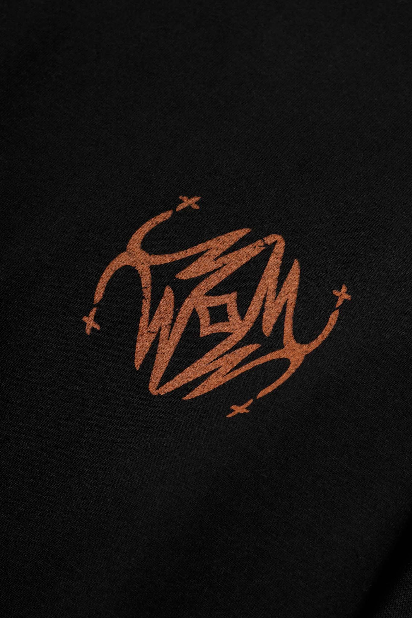 "COLLIDE" INSIDE OUT TOPSHELF TEE IN PERSIMMON - Image 8
