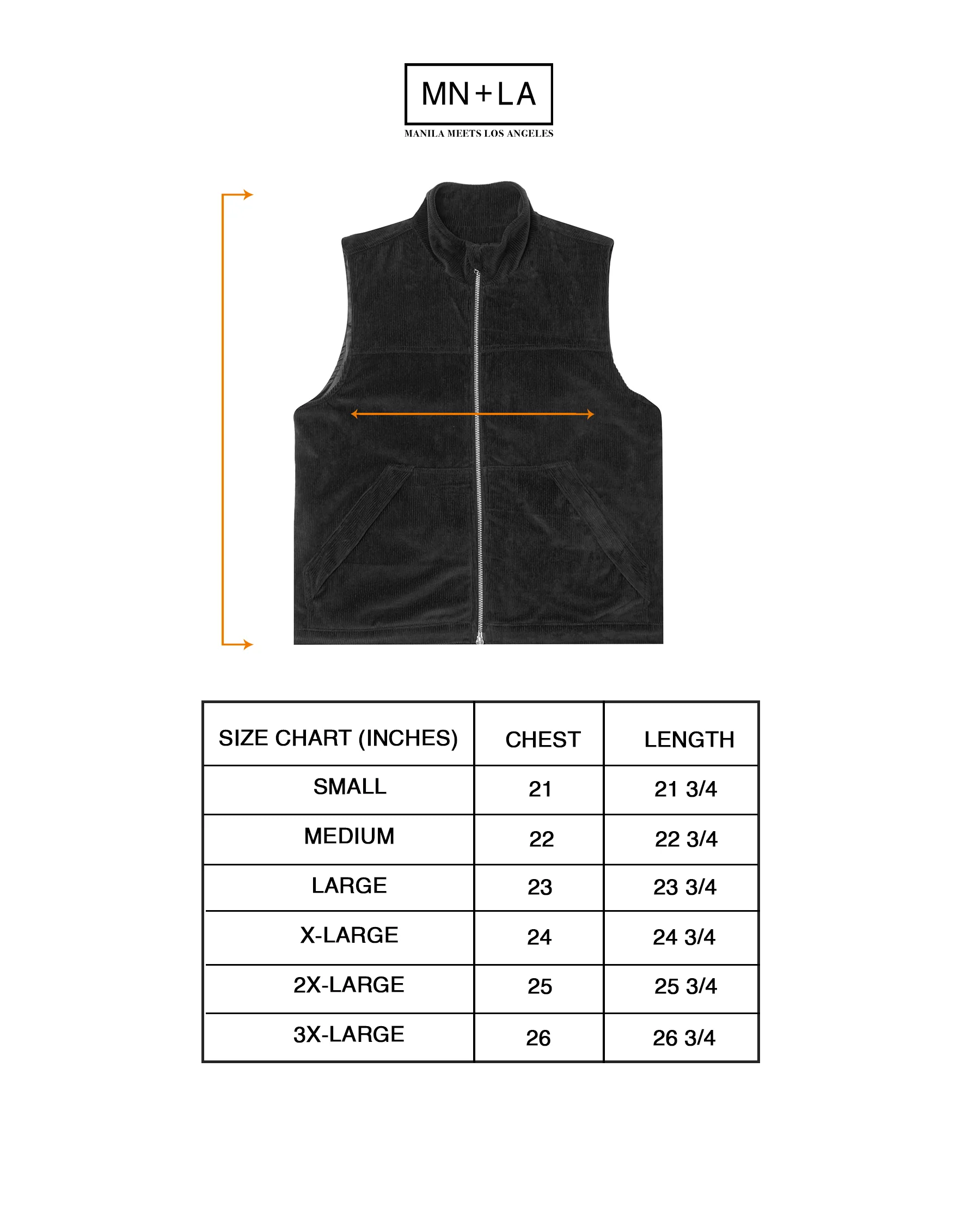 CORDUROY SHINOBI VEST IN MIDNIGHT - Image 4