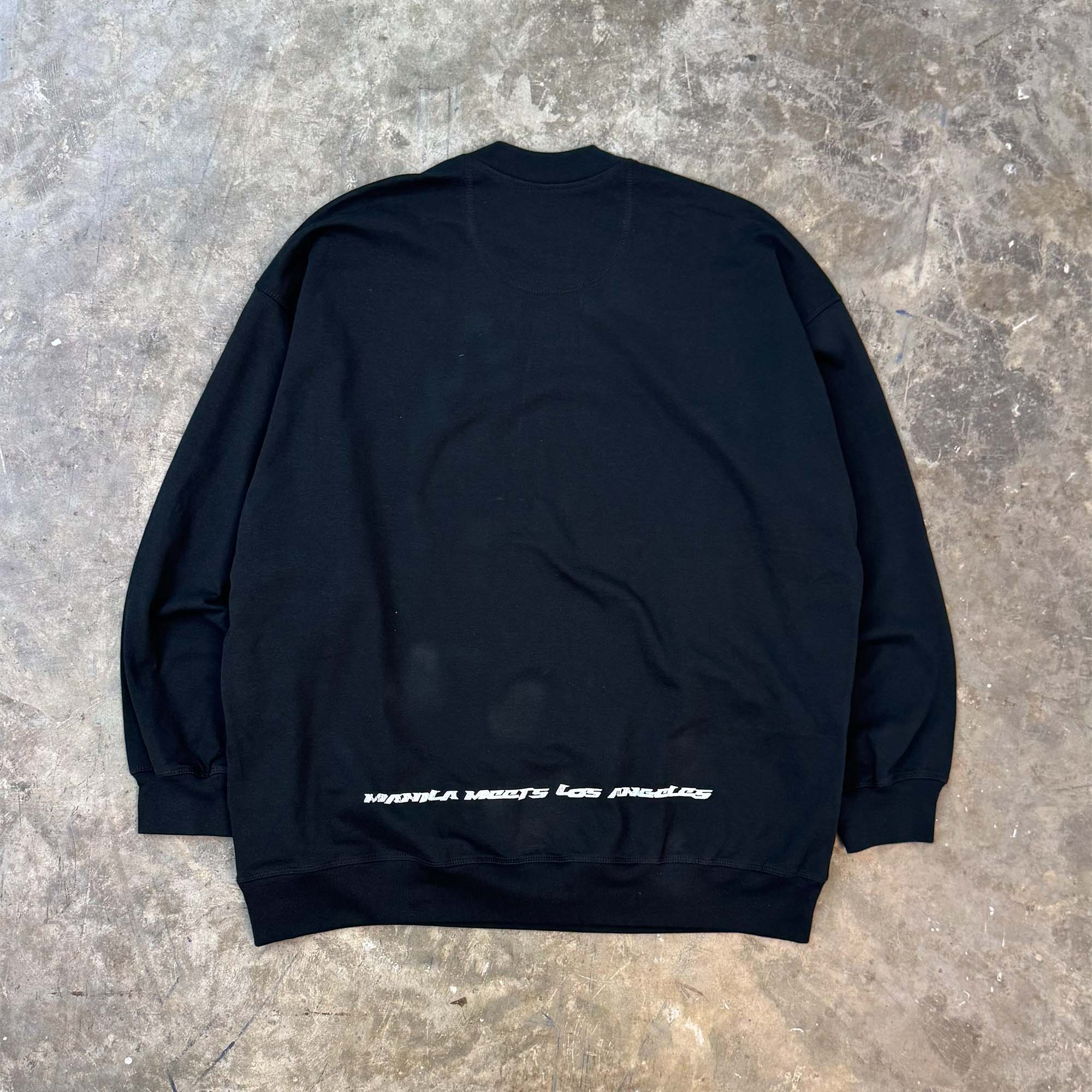 "COUGAR" SWEATSHIRT IN CAVIAR - Image 4