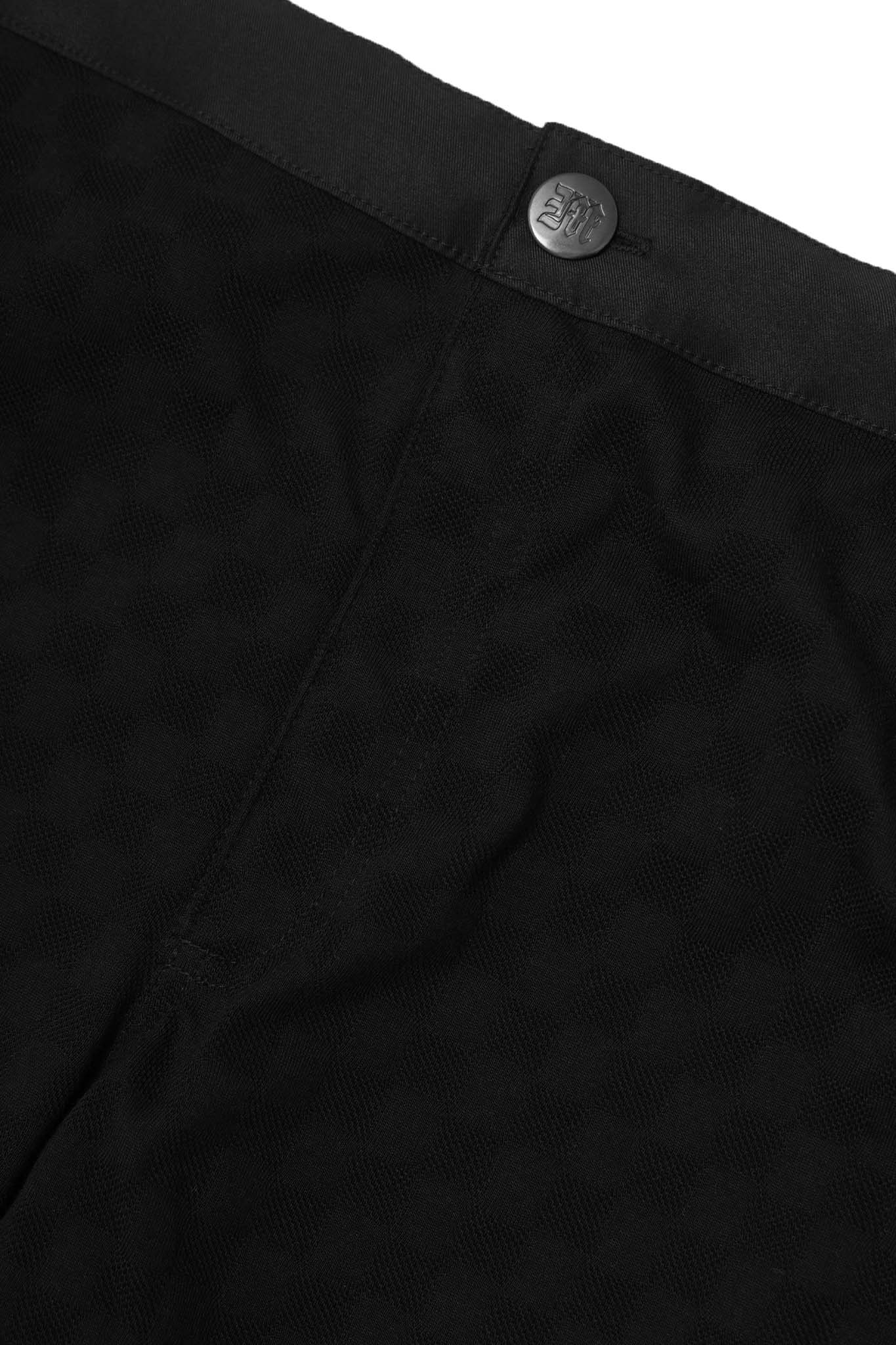 CROPPED WIDE PANTS IN CARBON - Image 6