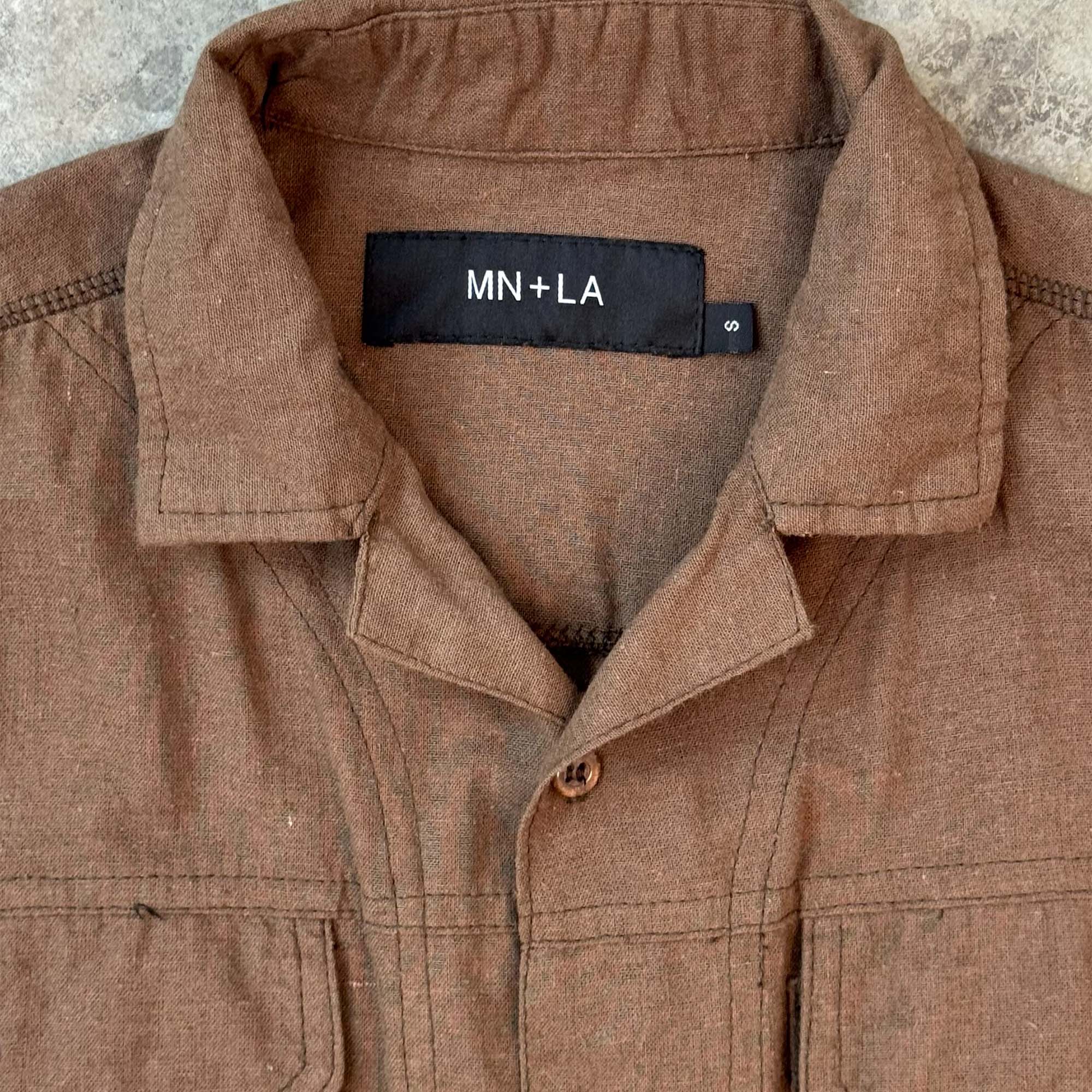 CUBAN L/S SHIRT IN WOOD - Image 2