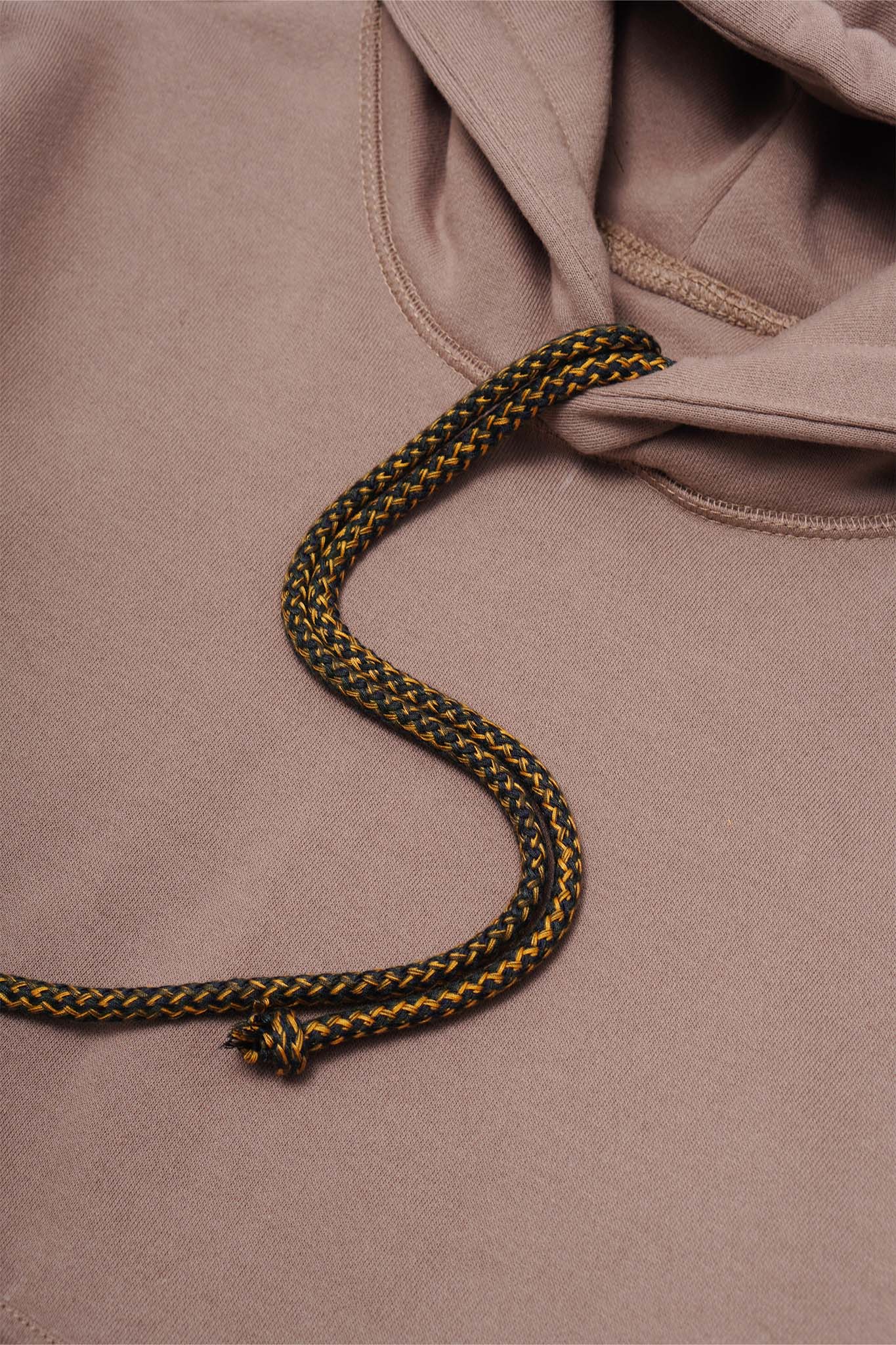 CUTOFF HOODIE IN TAN - Image 5