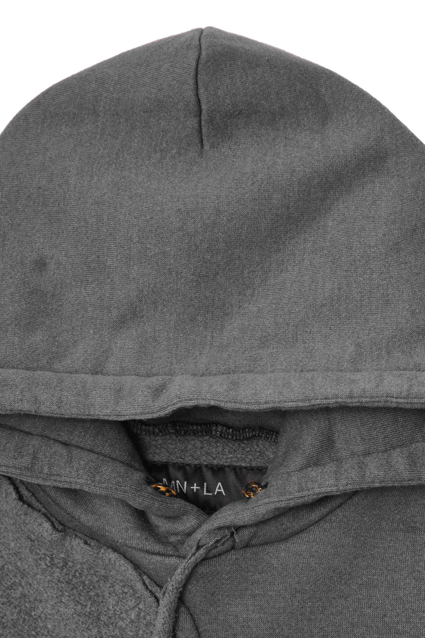DECONSTRUCTED HOODIE IN CEMENT - Image 4