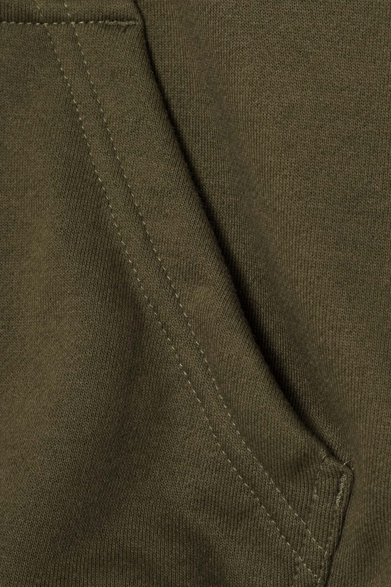 DECONSTRUCTED HOODIE IN OLIVE - Image 6
