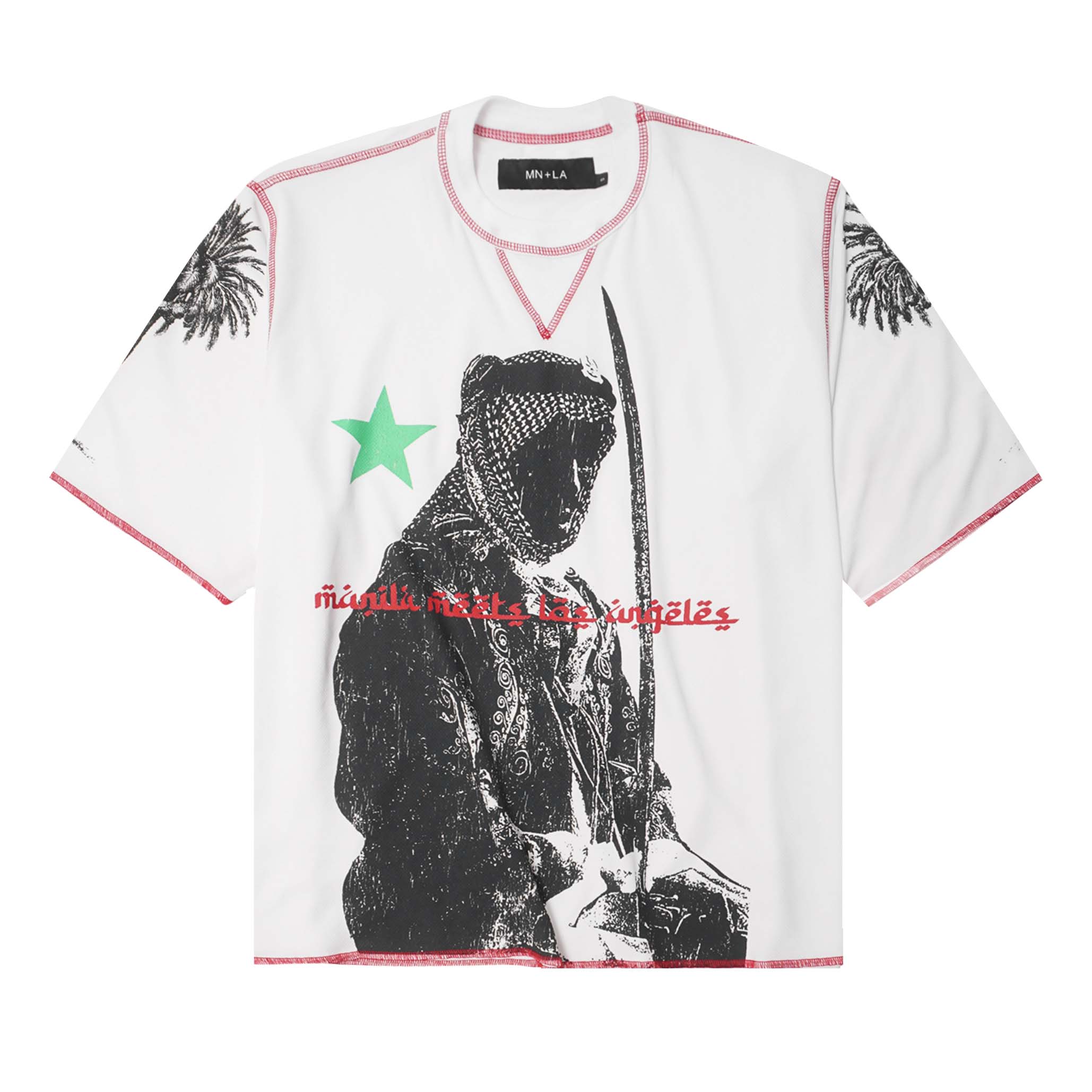 "DESERT PHANTOM" TEE IN WHITE