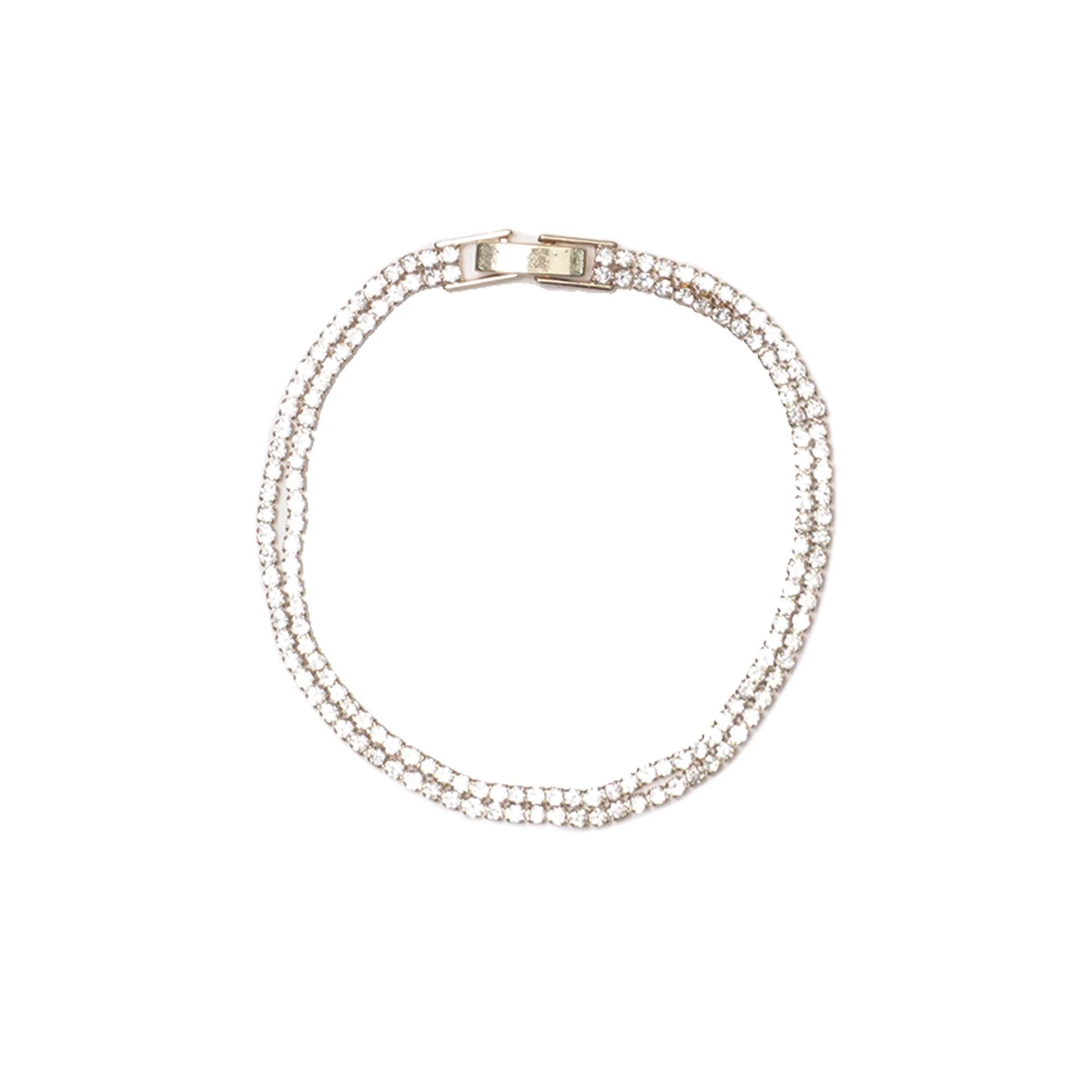DOUBLE GLEAMSTONE GOLD BRACELET - Image 2